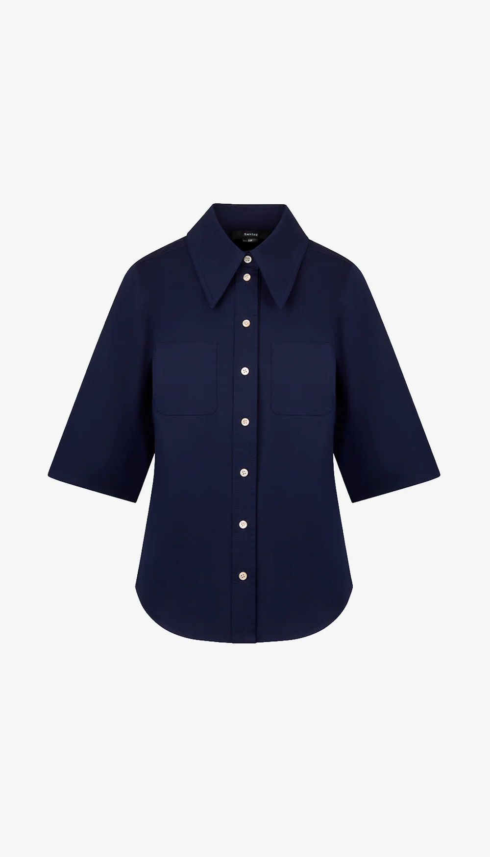 3/4 Sleeve Point Collar Shirt - Image 4