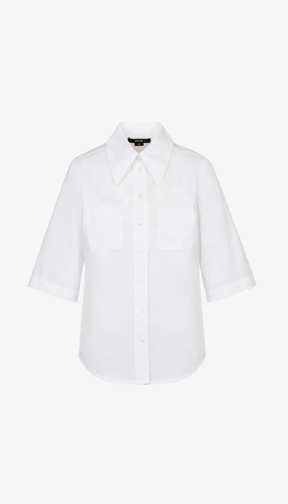 3/4 Sleeve Point Collar Shirt - Image 4