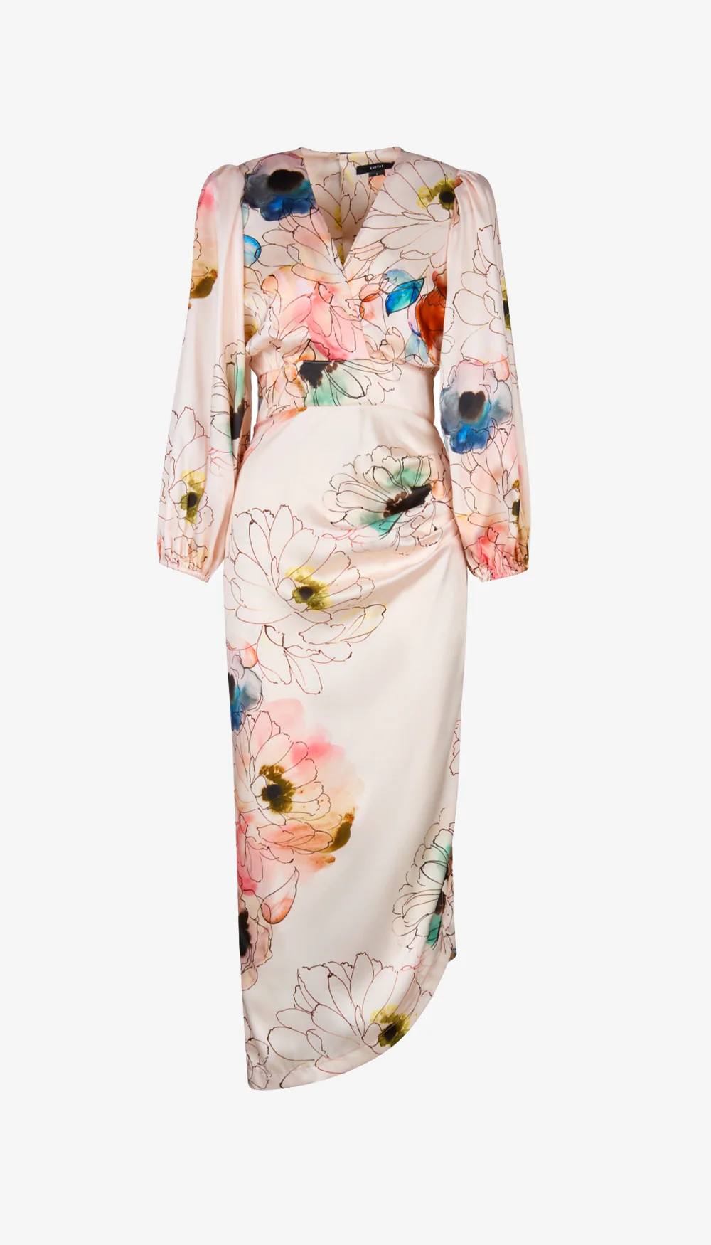 Asymmetrical Midi Dress - Image 3