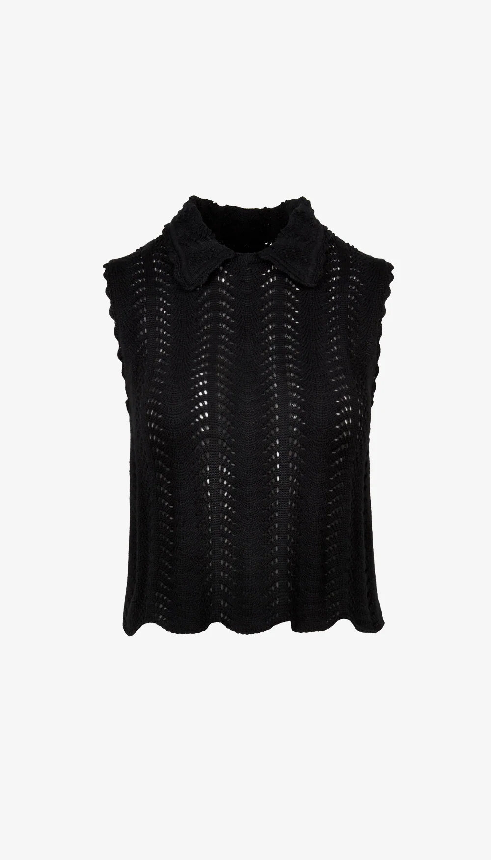 Club Collar Crochet Tank - Image 3