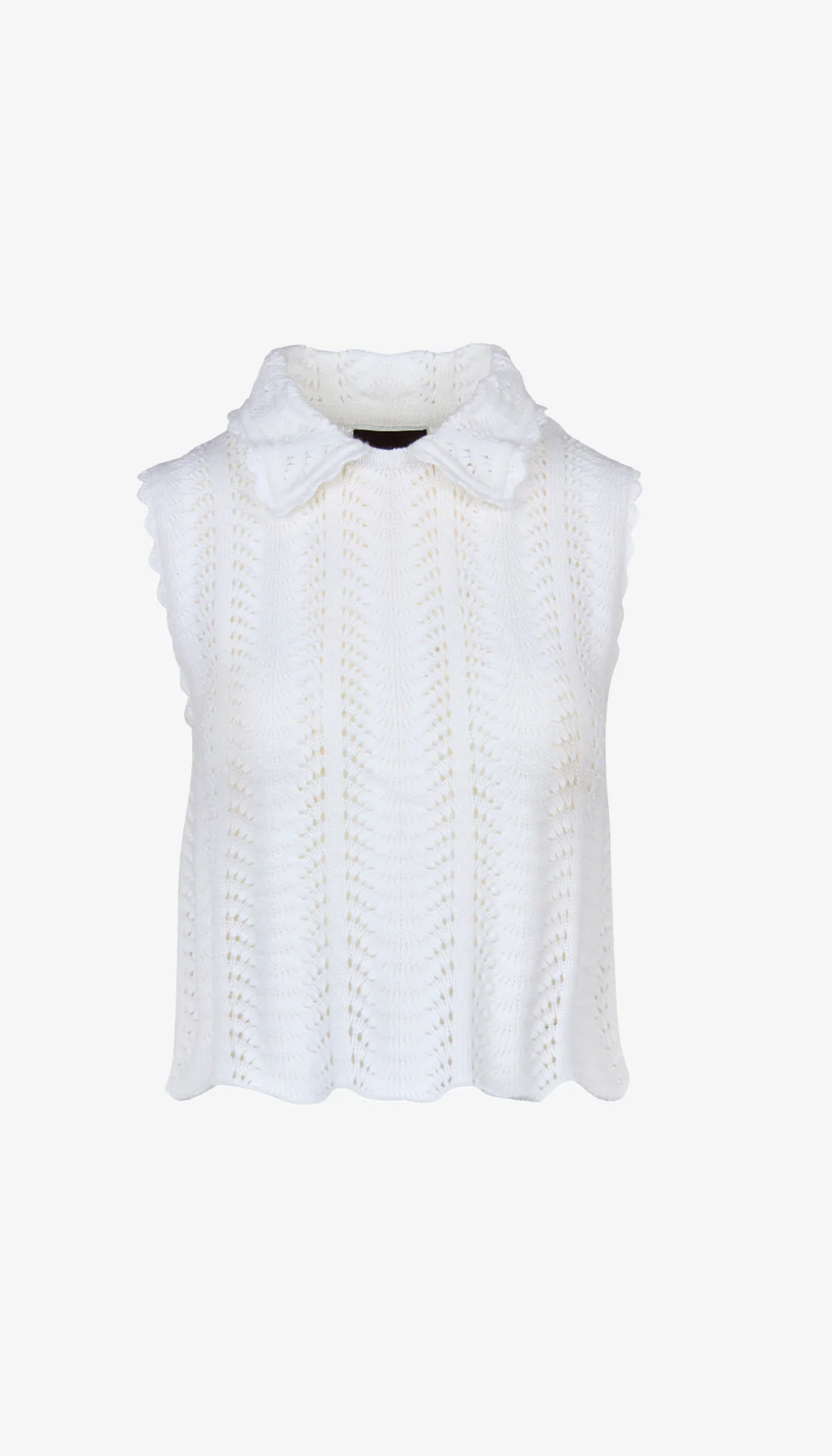 Club Collar Crochet Tank - Image 3