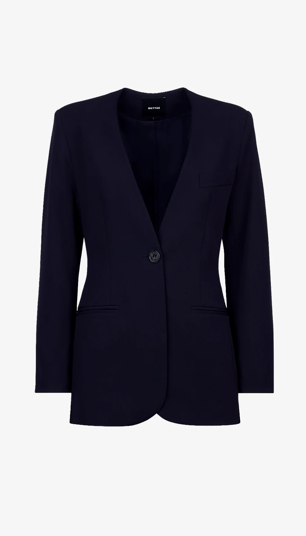 Collarless Blazer - Image 4