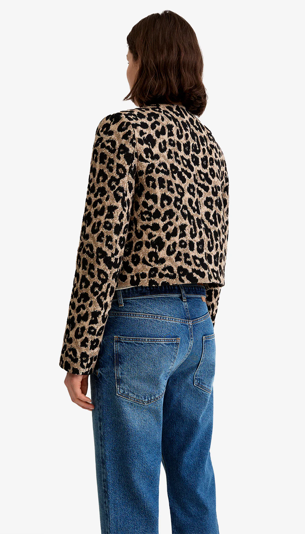 Collarless DB Mini Jacket - Image 3