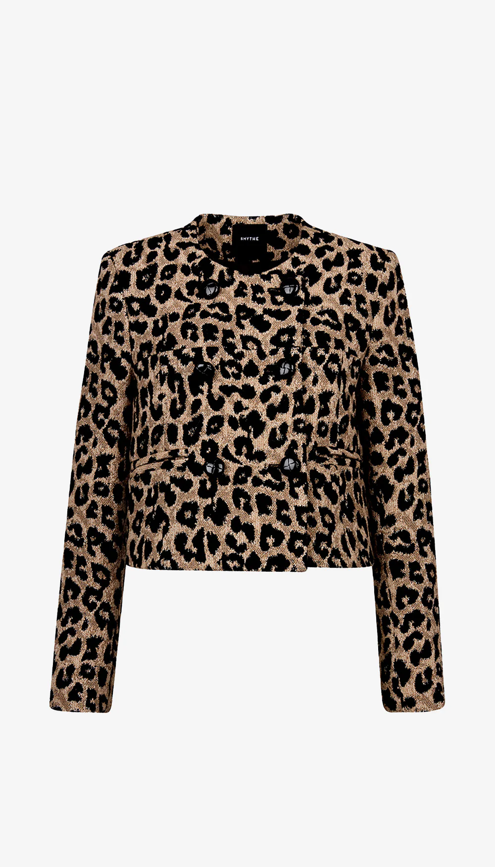 Collarless DB Mini Jacket - Image 4