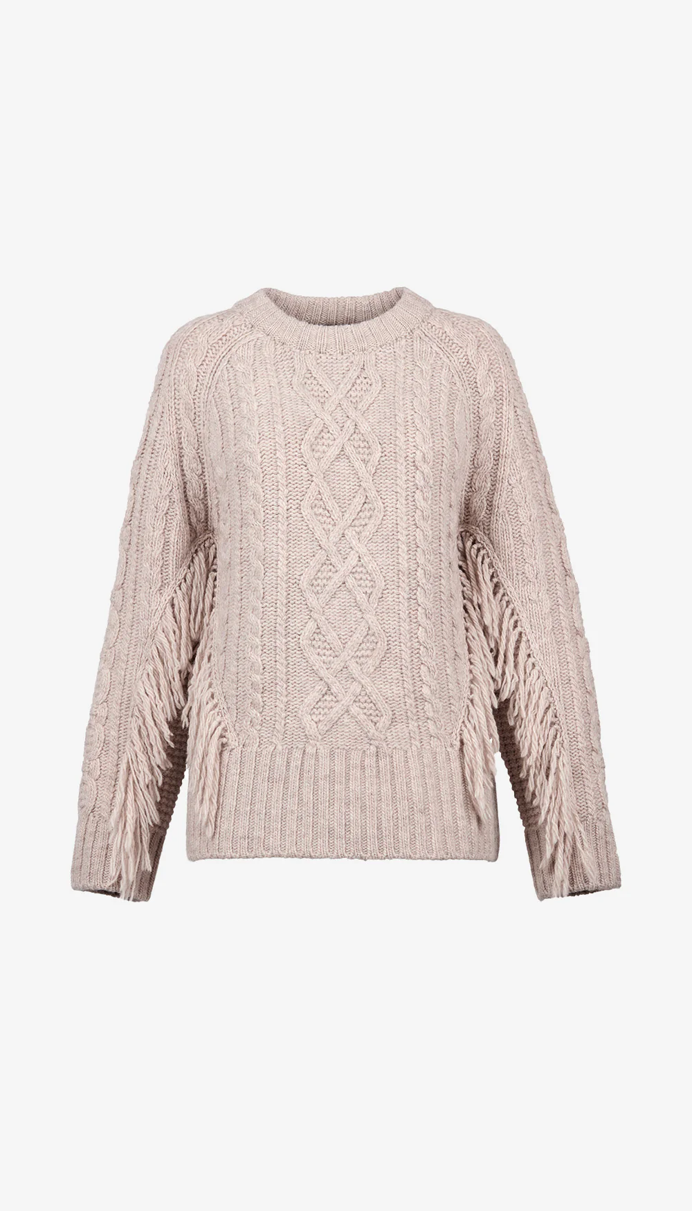 Crewneck Fringe Sweater - Image 3