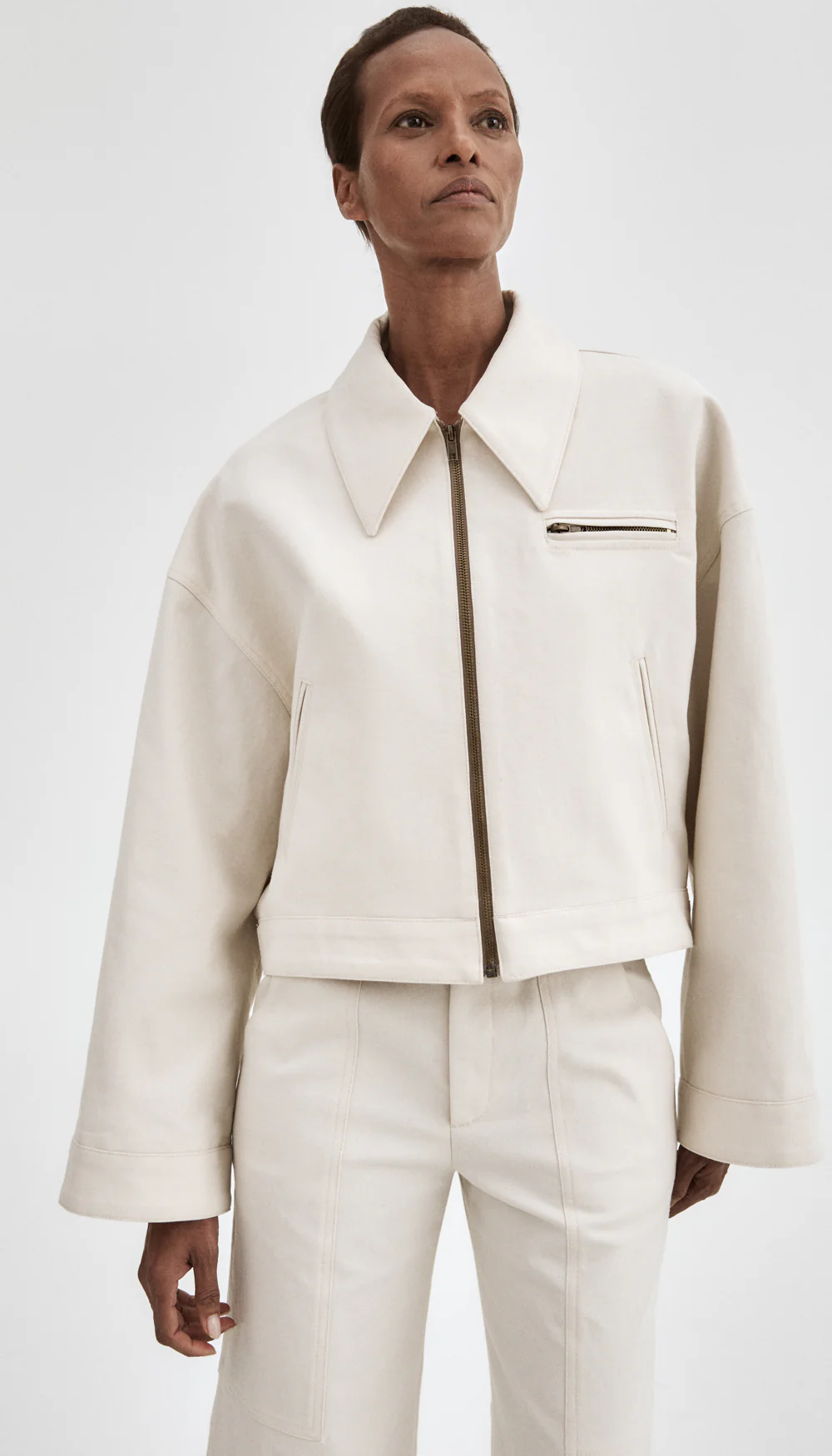 Crop Zip Jacket - Image 5