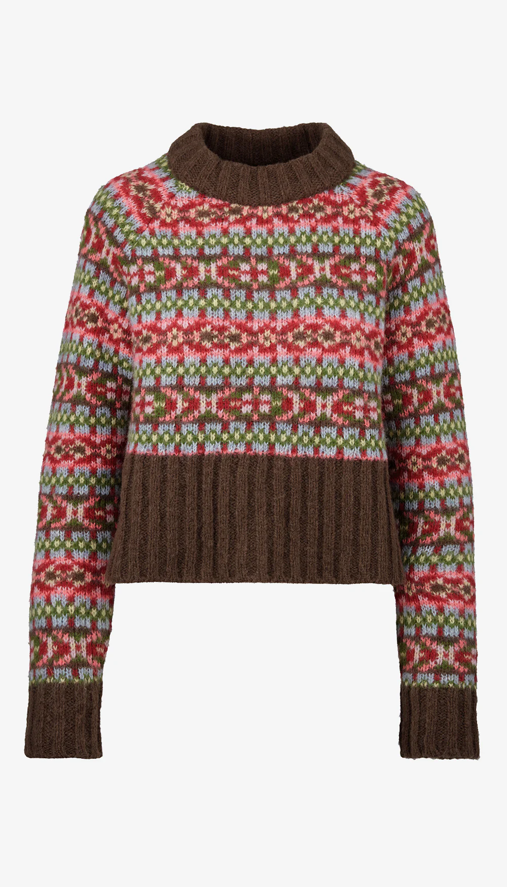 Cropped Crewneck Sweater - Image 3