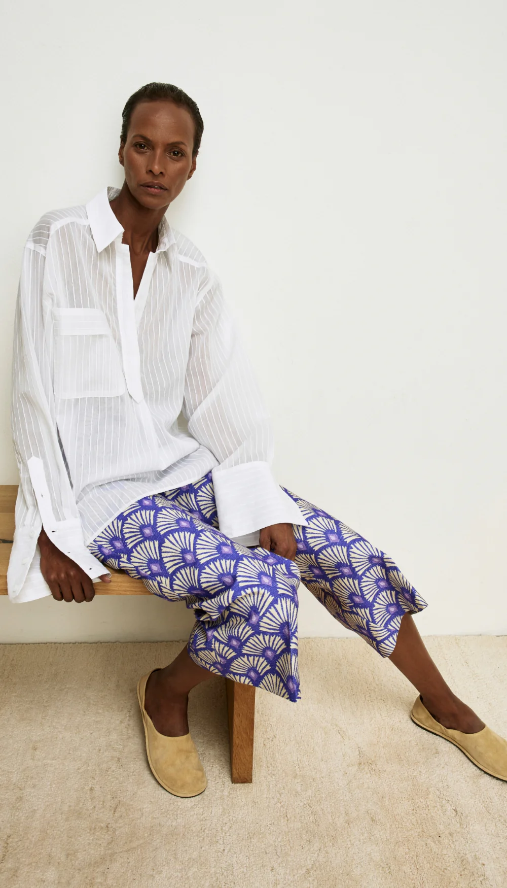 Cropped Patch Pocket Pant - Image 5