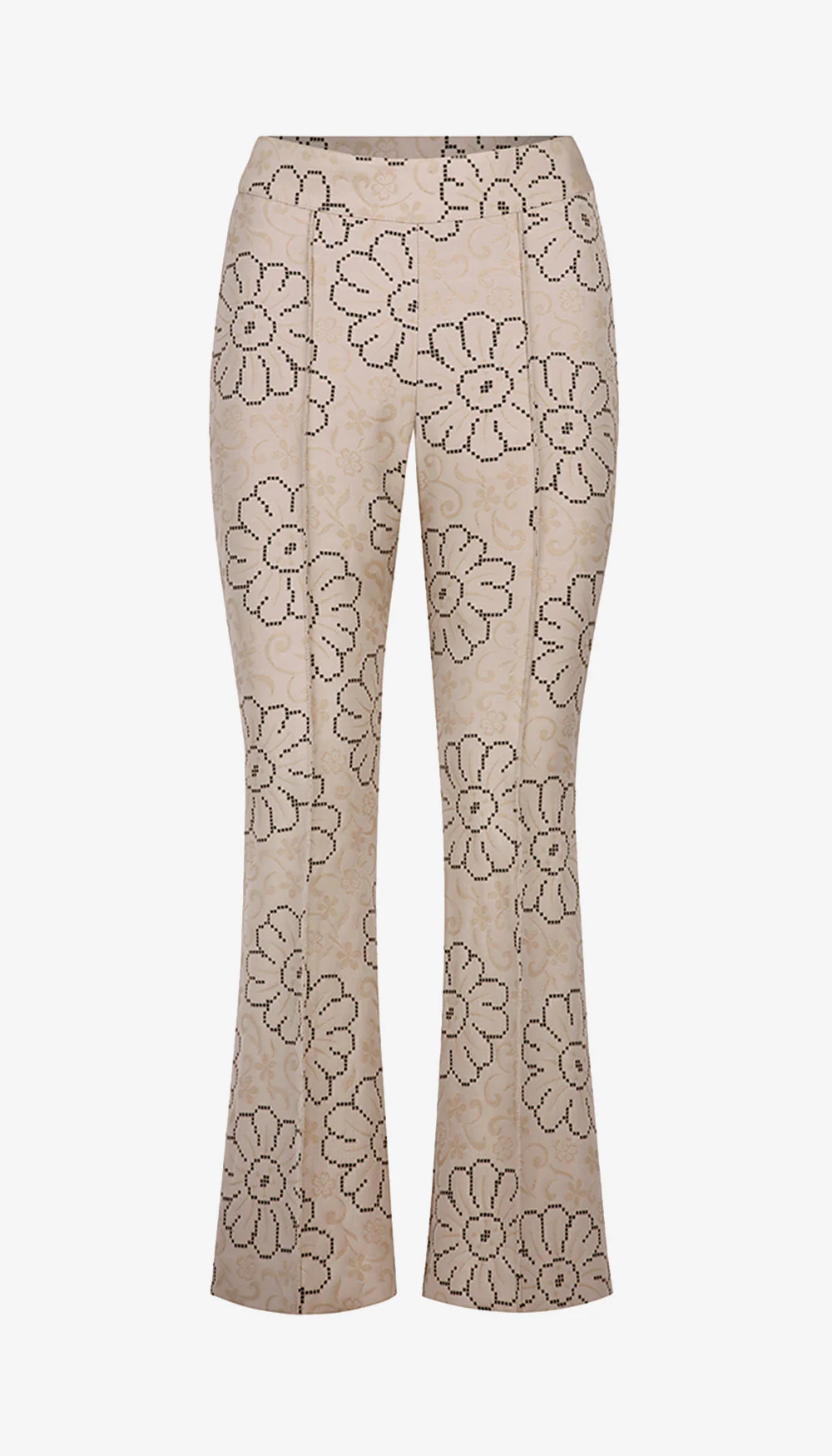 Cropped Pintuck Pant - Image 4