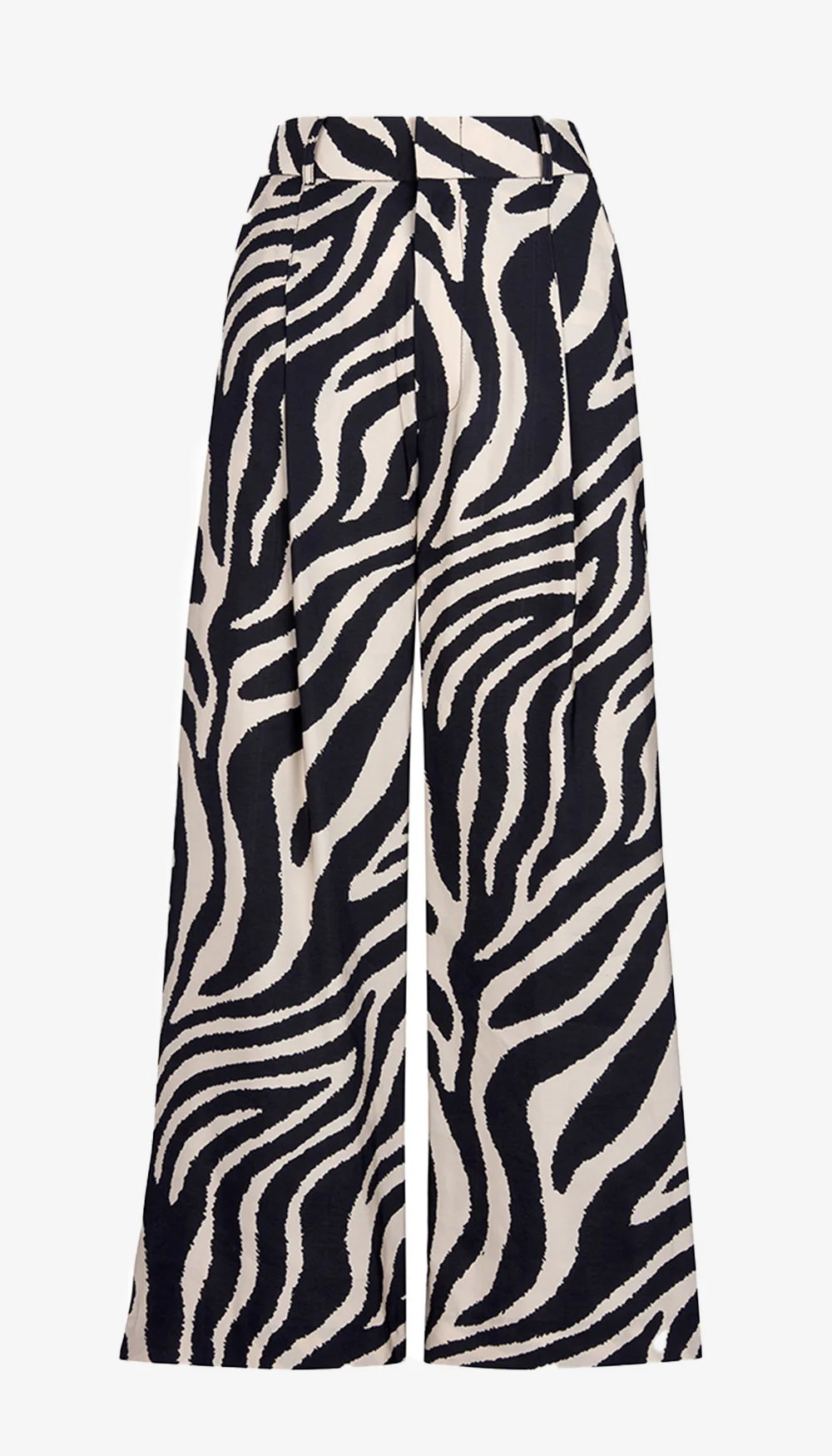Cropped Pleated Trouser - Image 4