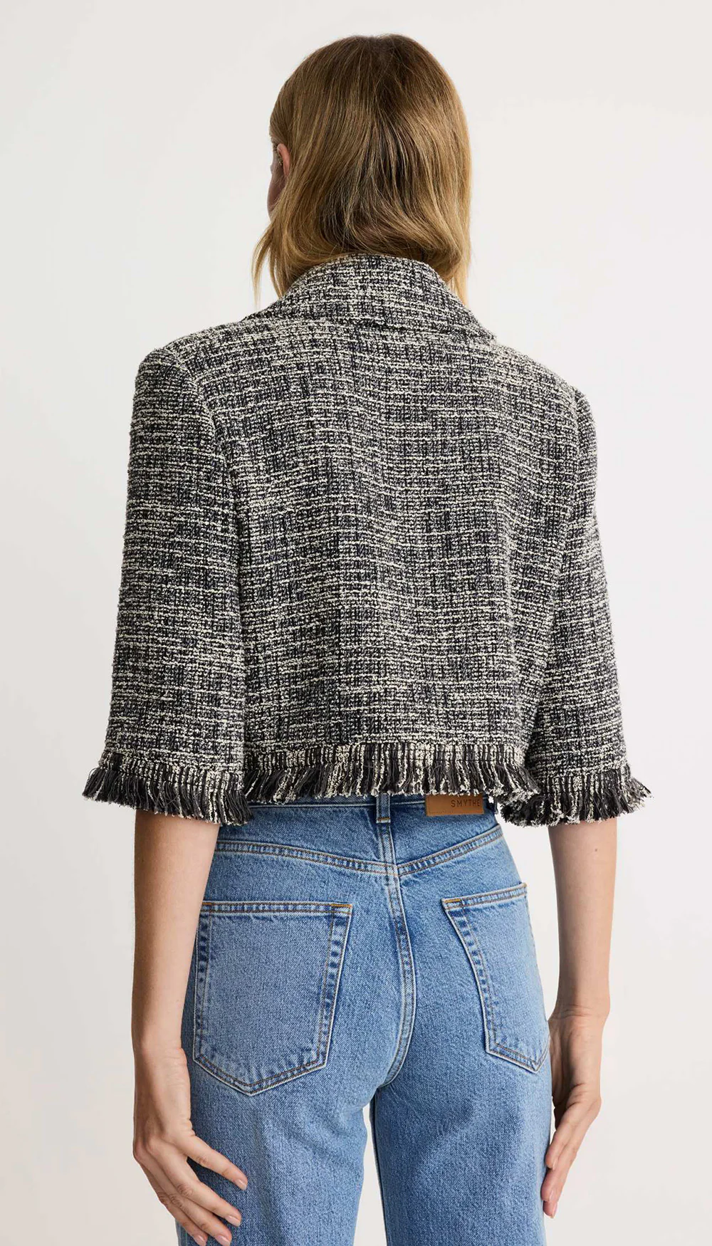 Cropped Sleeve Mini Jacket - Image 4