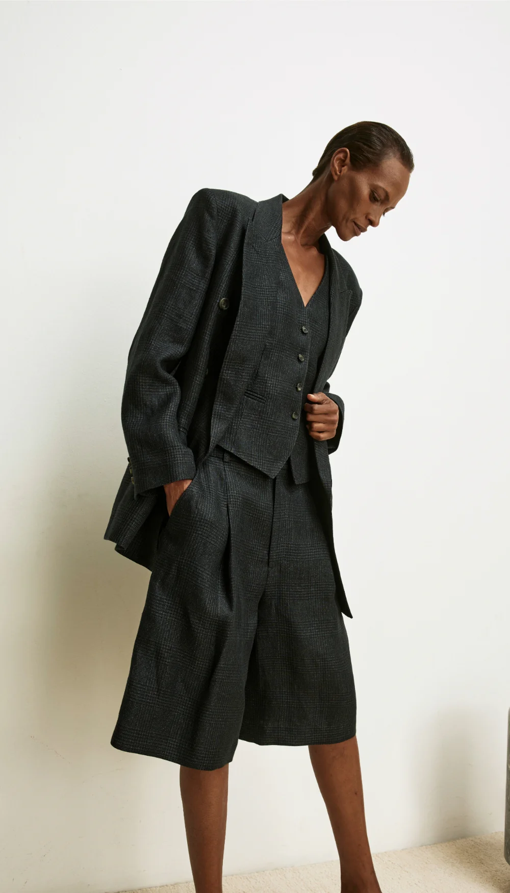DB Peaked Lapel Blazer - Image 5