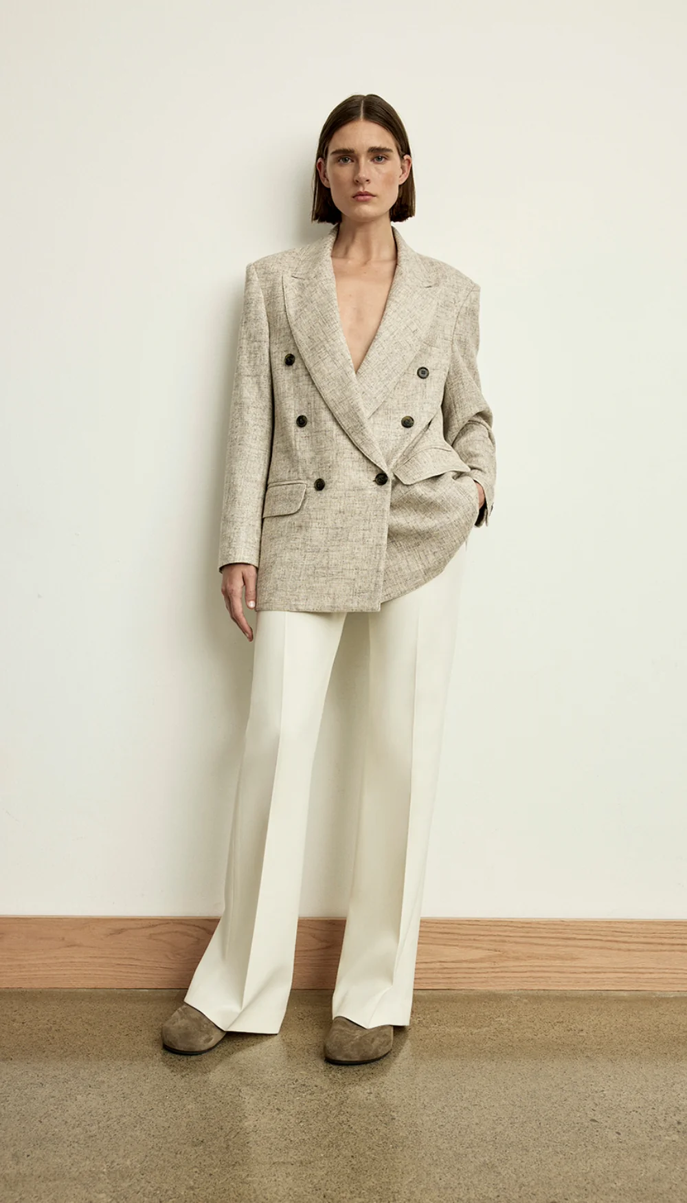 DB Peaked Lapel Blazer - Image 4