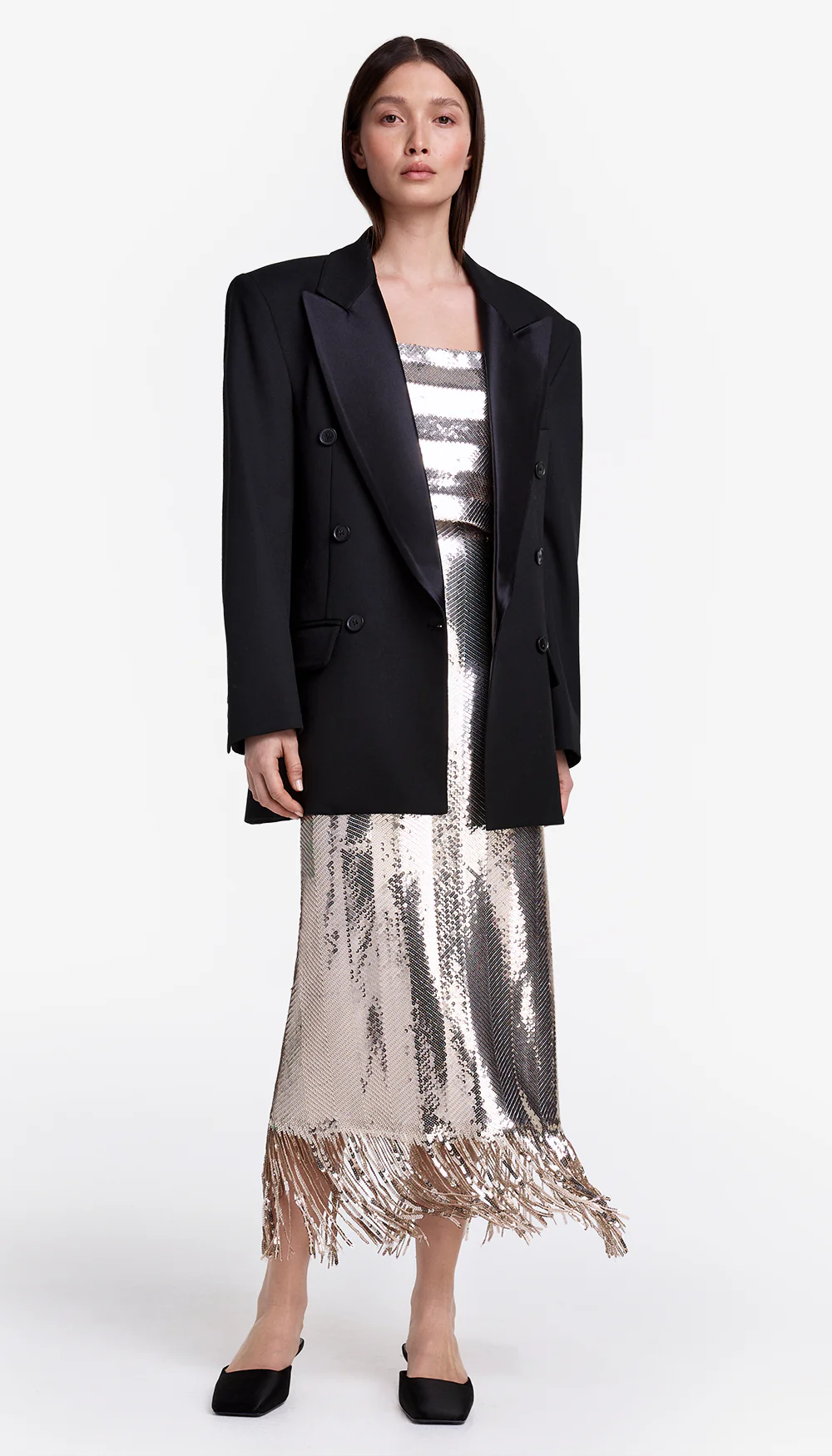 DB Peaked Lapel Tux Blazer - Image 3