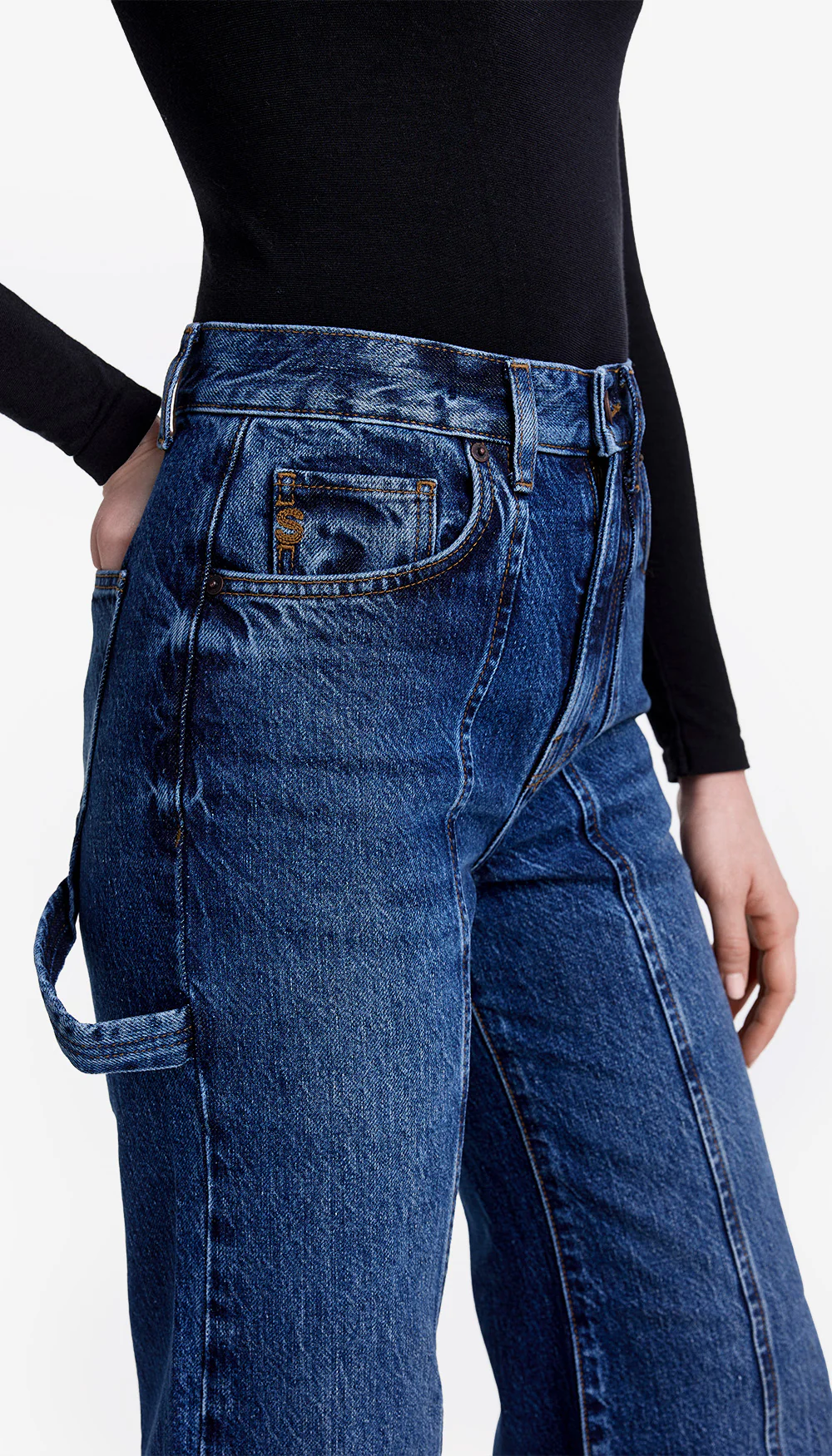 Dove Carpenter High Rise Wide Leg Jean - Image 4