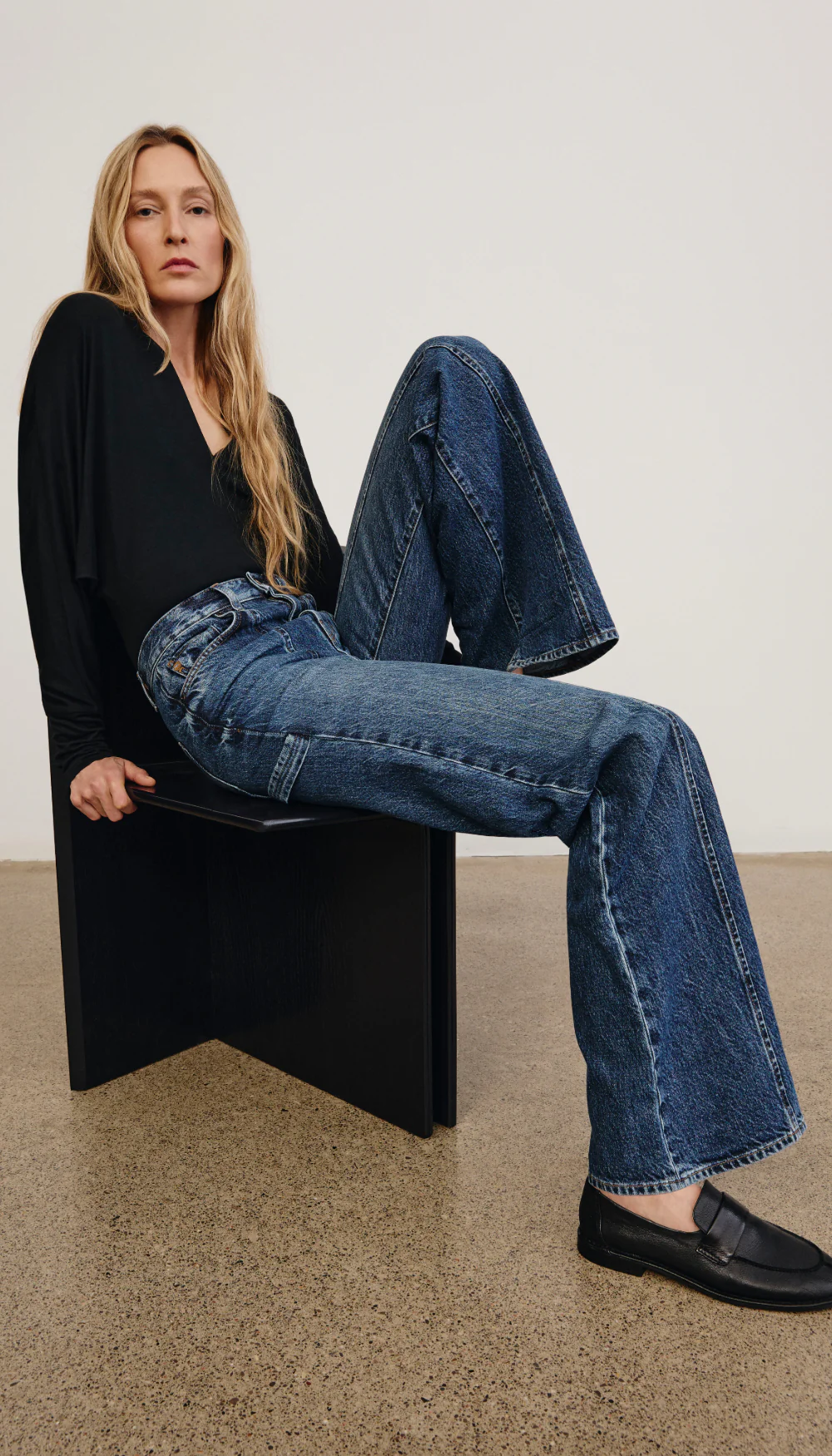 Dove Carpenter High Rise Wide Leg Jean - Image 8