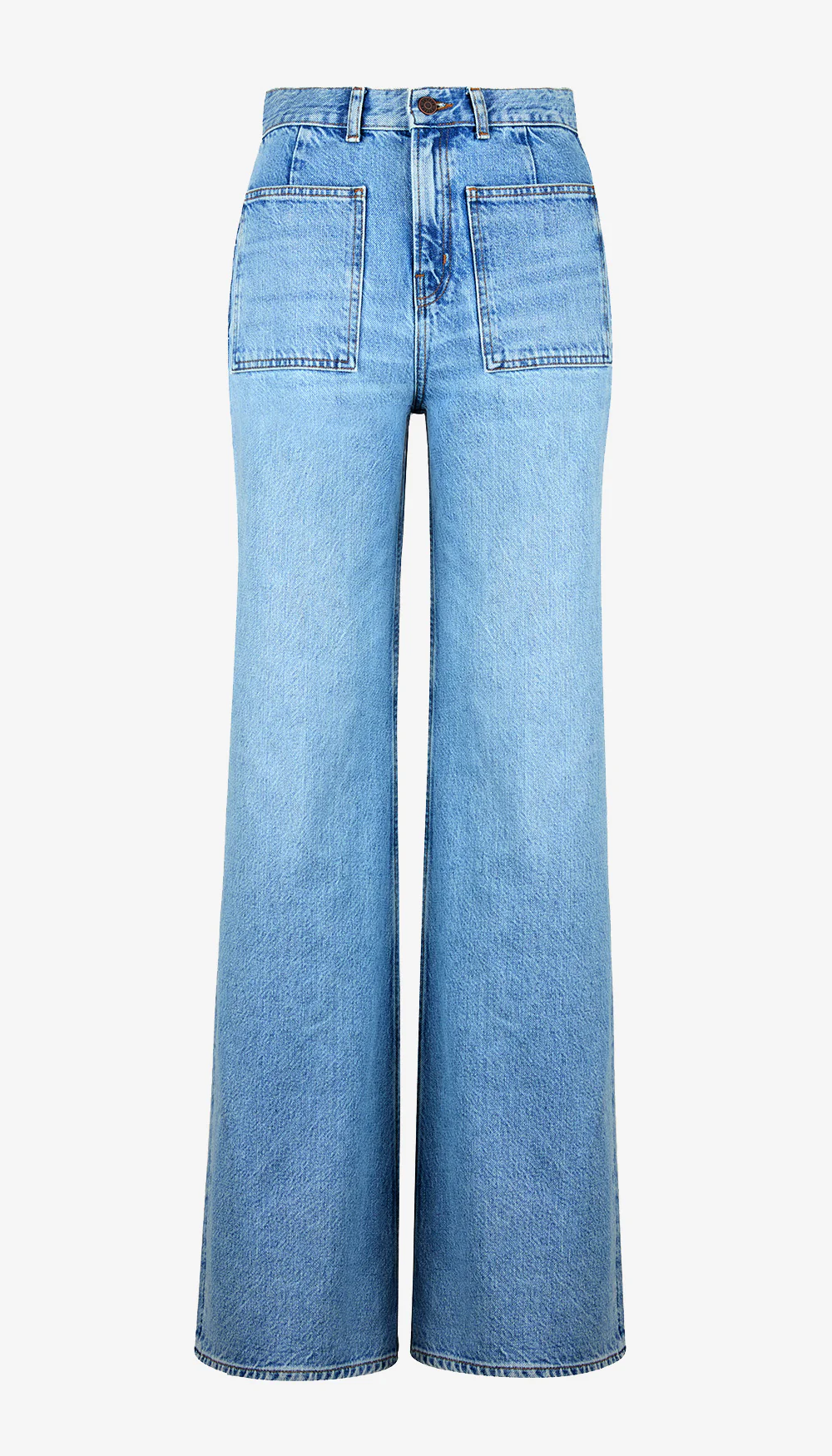 Dove High Rise Wide Leg Jean - Image 5