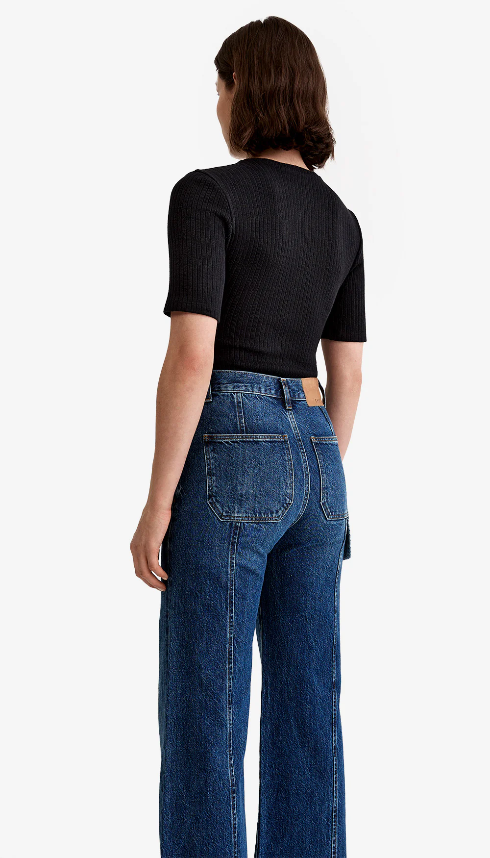 Elbow Sleeve Knit Crewneck - Image 2