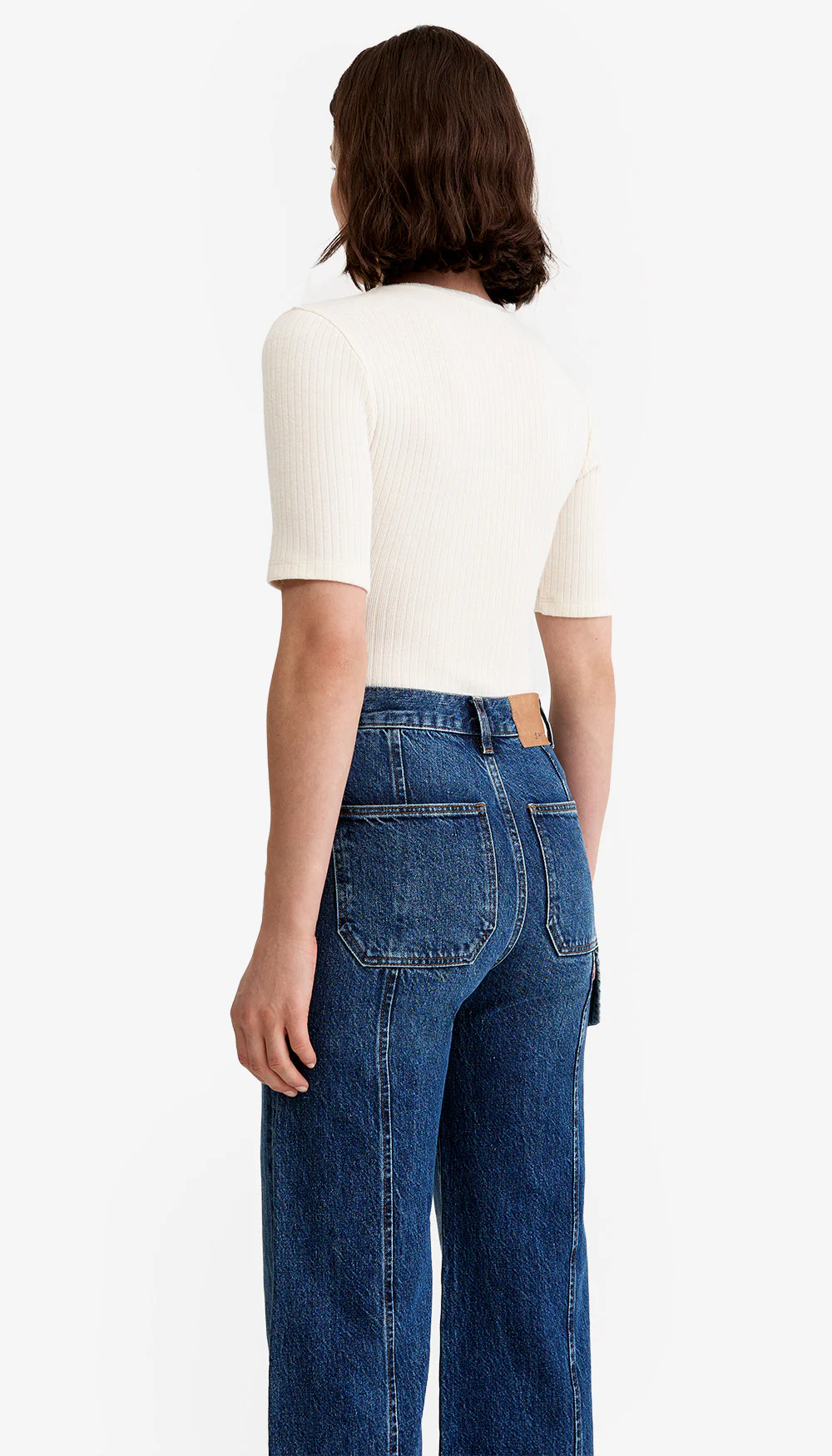 Elbow Sleeve Knit Crewneck - Image 4