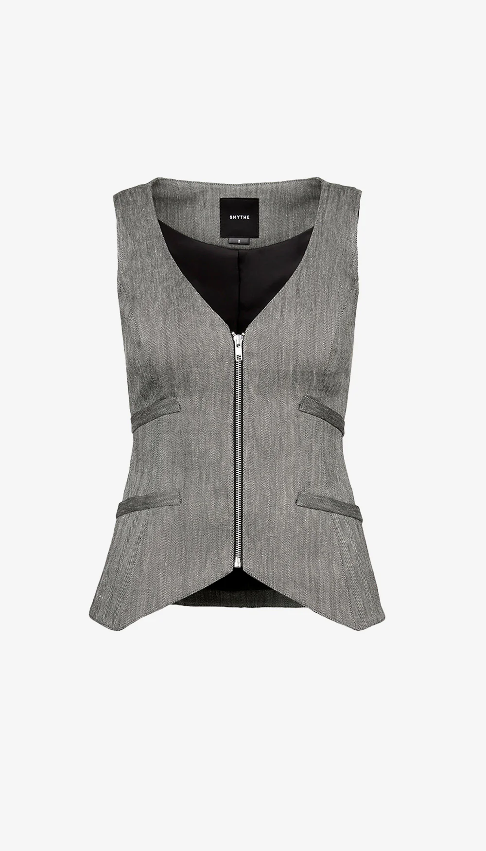 Exposed Zip Waistcoat - Image 4