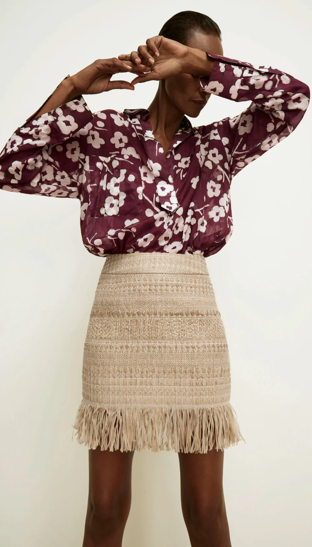 Fringe Mini Skirt - Image 5
