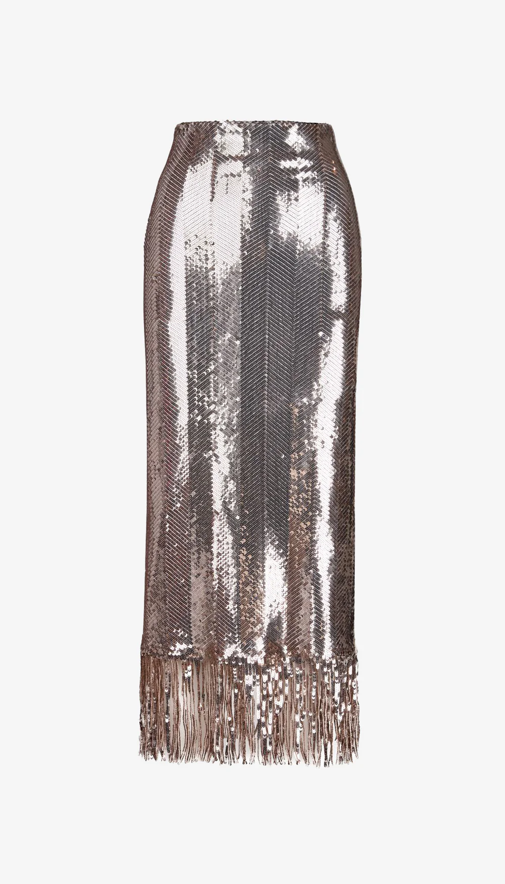 High Waisted Sequin Skirt - Image 3