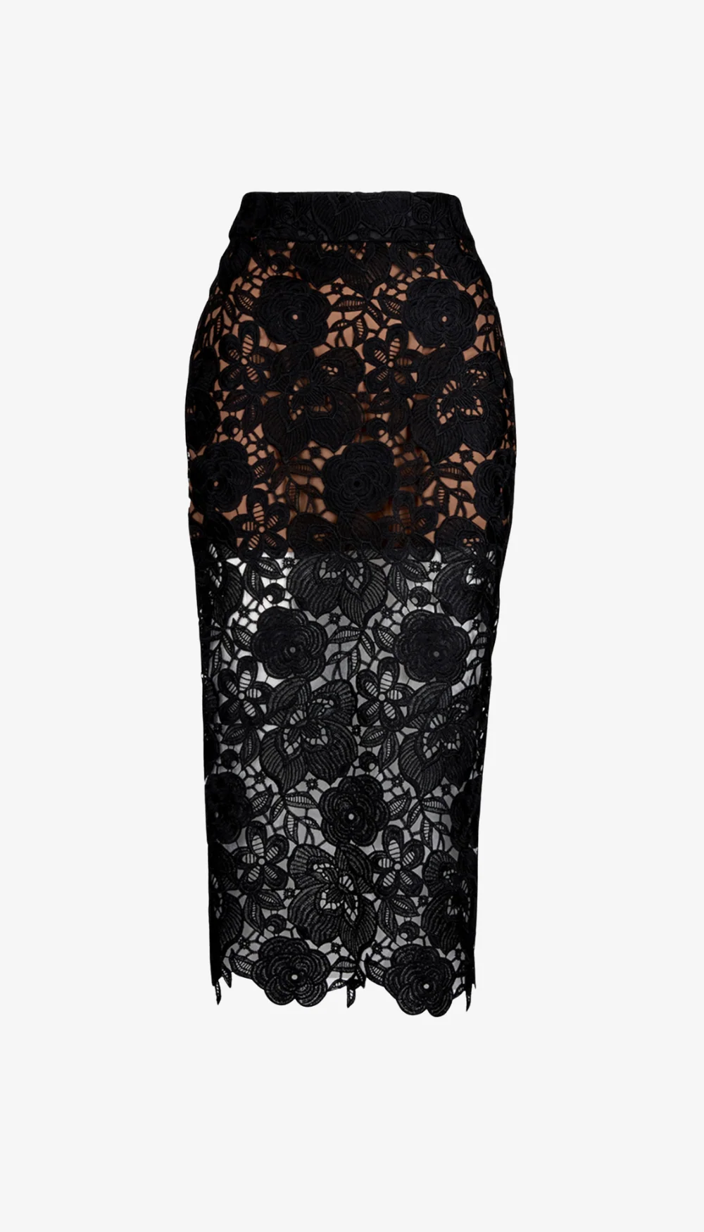 Lace Pencil Skirt - Image 3