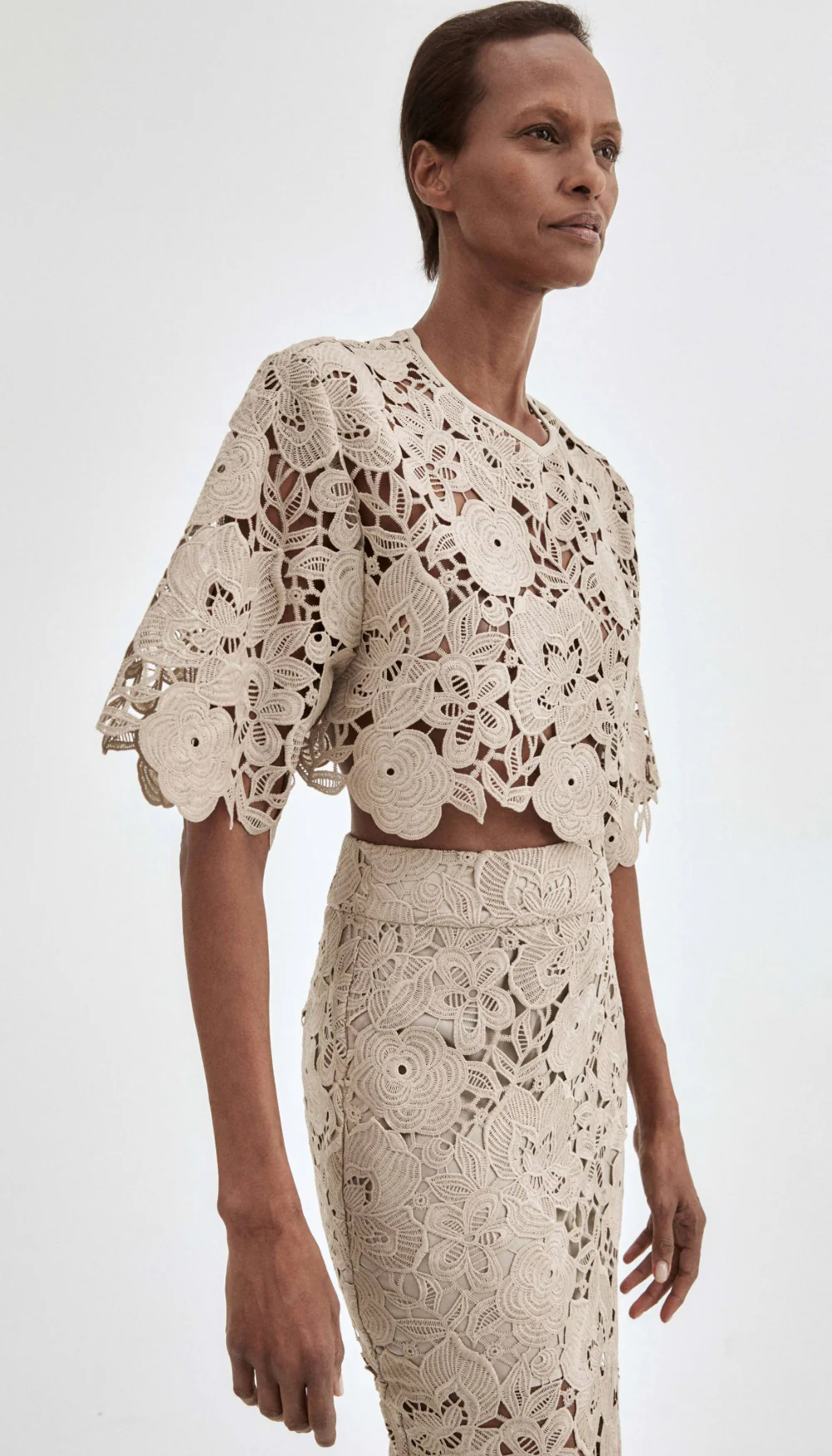 Lace Pencil Skirt - Image 4