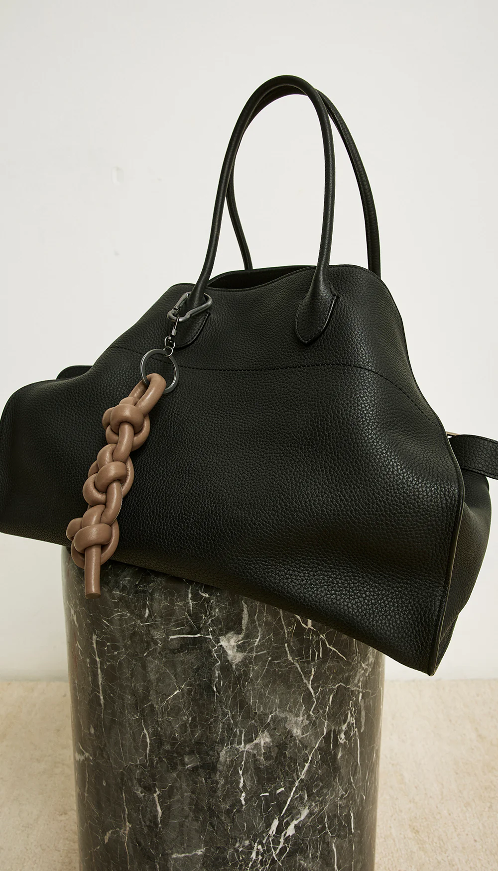 Leather Knot Keychain - Image 3
