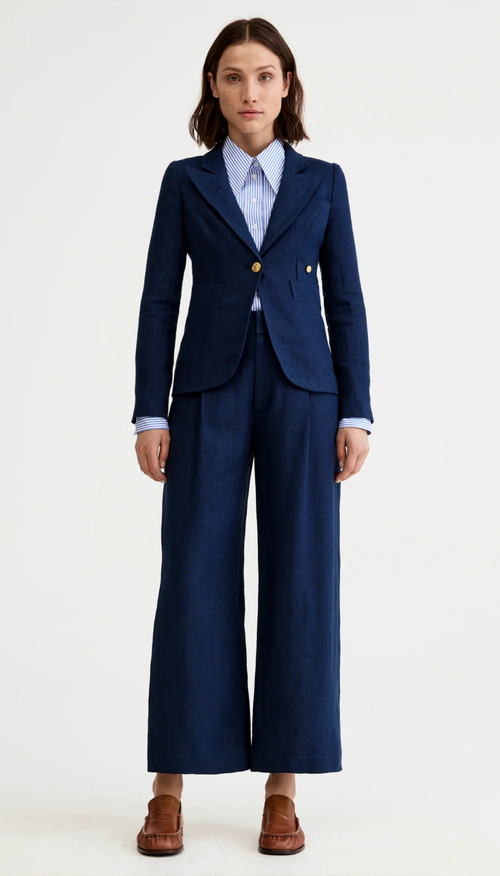 Linen Classic Duchess Blazer - Image 2