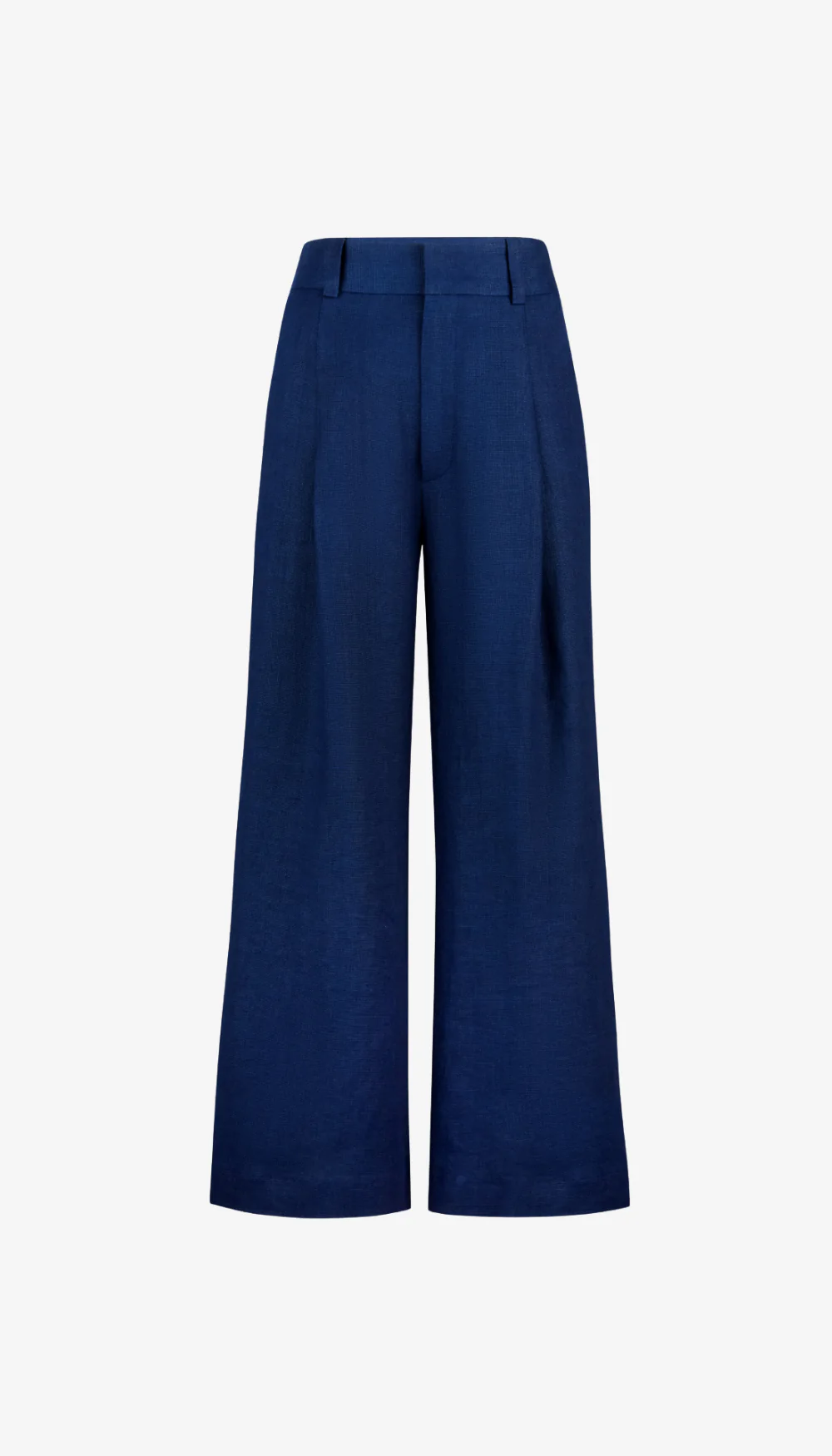 Linen Cropped Pleated Trouser - Image 5