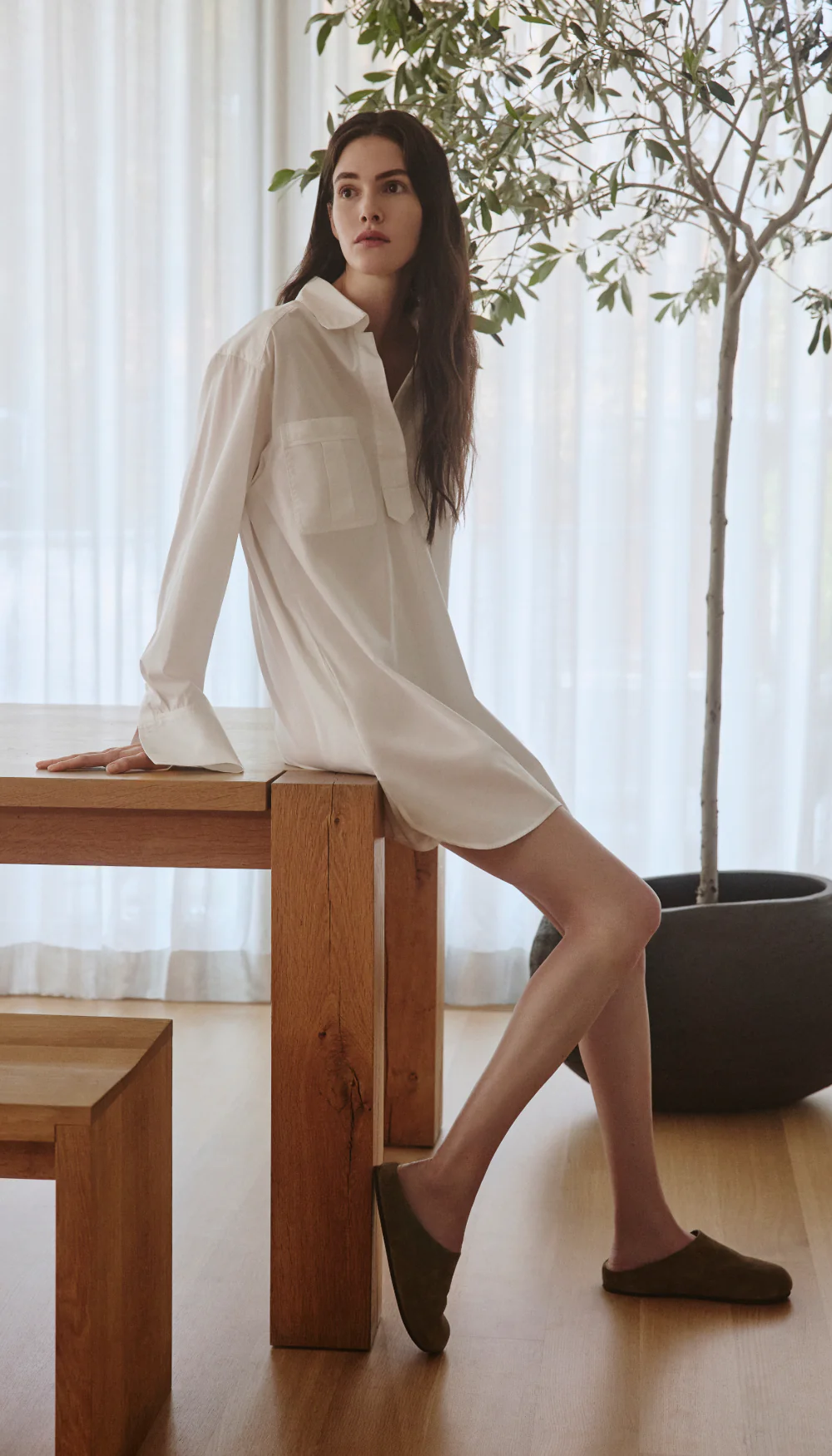 Over the Head Shirt Dress - Image 5