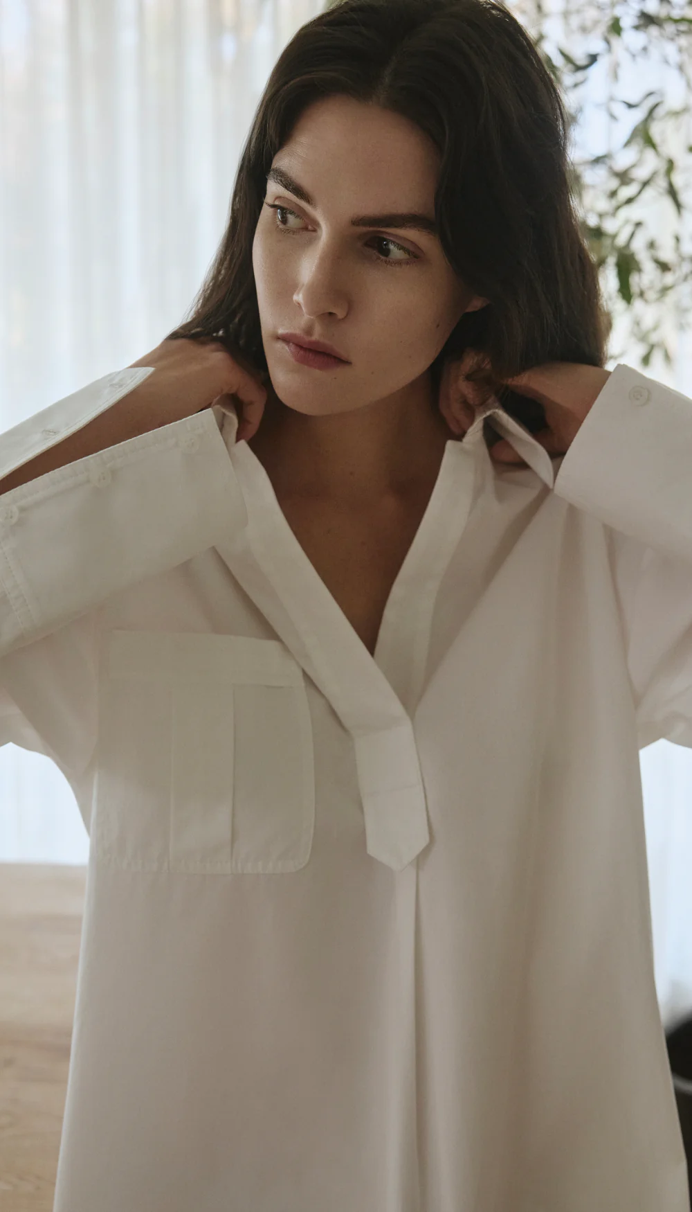Over the Head Shirt Dress - Image 6