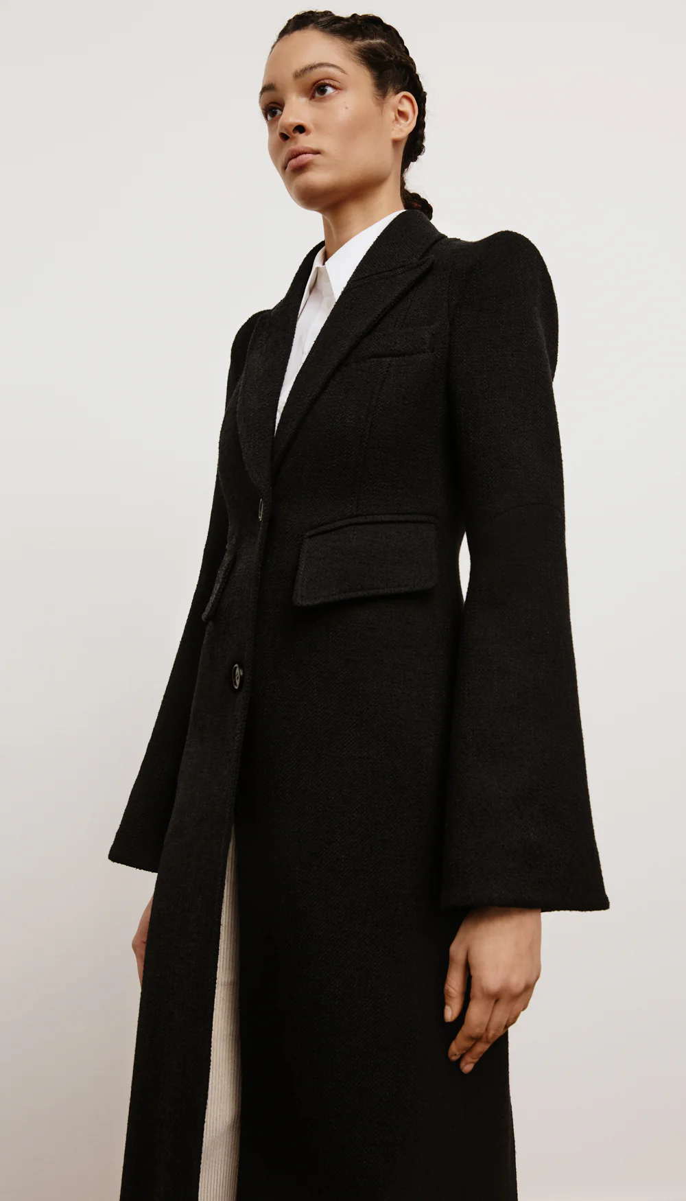 Pagoda Brando Trumpet Sleeve Coat - Image 6
