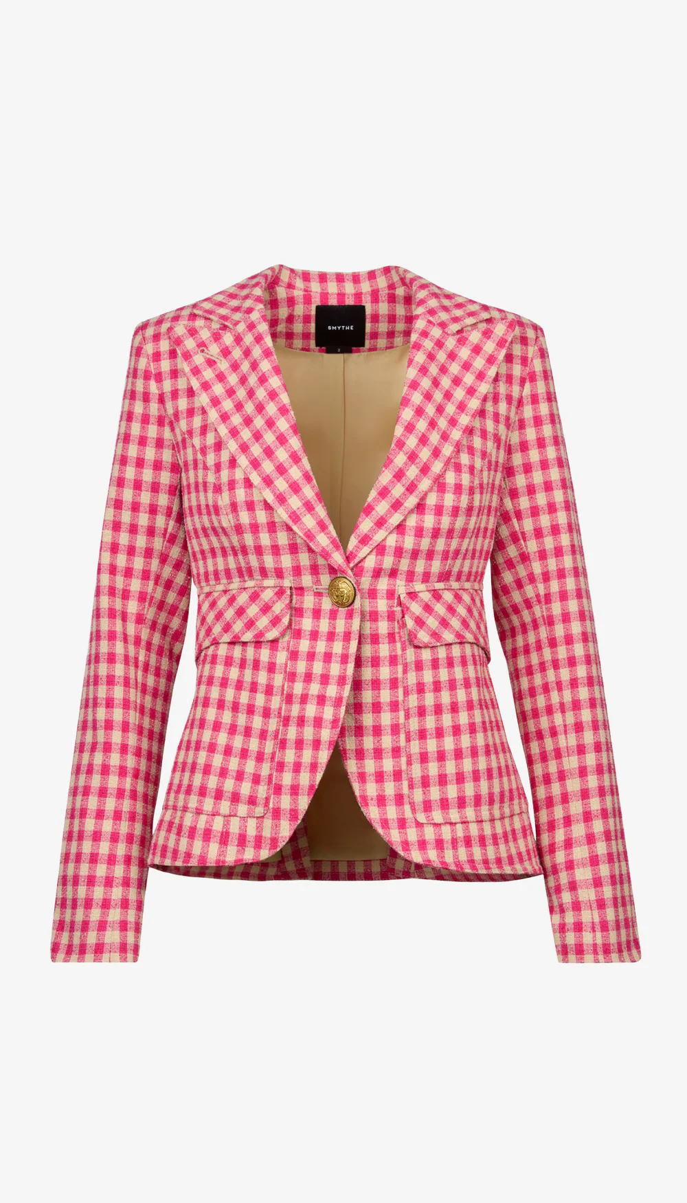 Patch Pocket One Button Blazer - Image 3