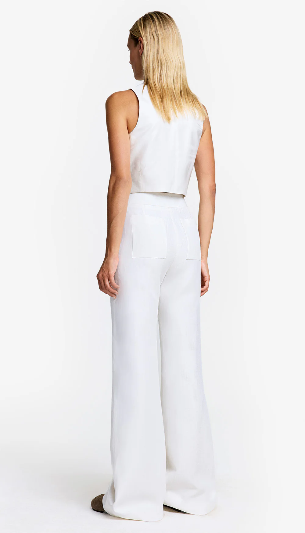 Patch Pocket Pintuck Trouser - Image 3