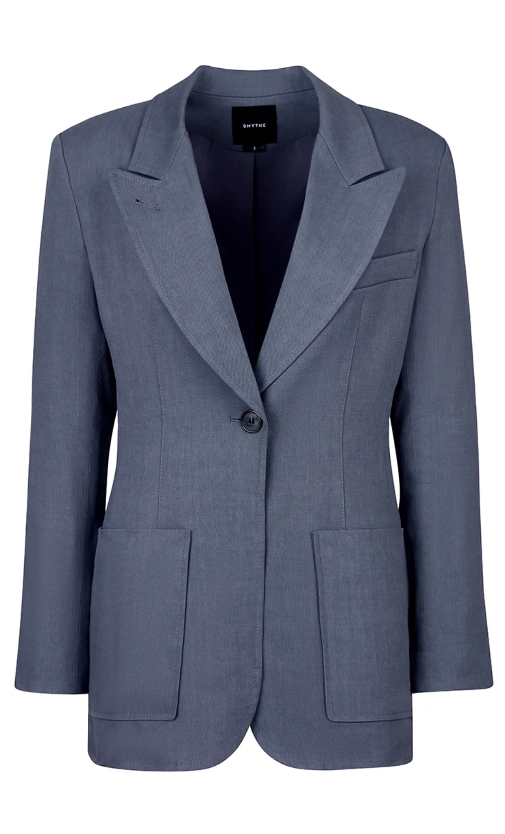 Patch Pocket Tailored Bf Blazer - Image 3