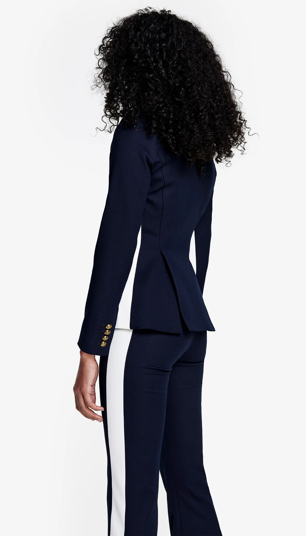 Patch Pocket Tux Stripe Blazer - Image 3