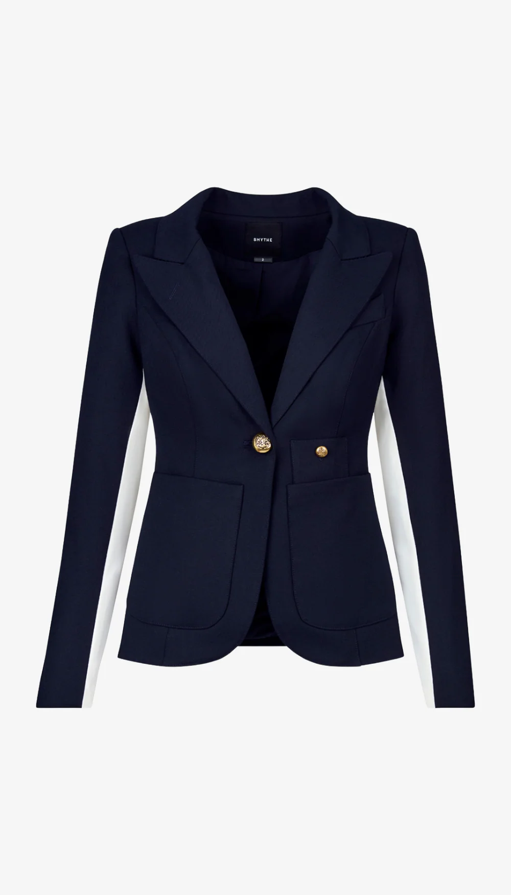 Patch Pocket Tux Stripe Blazer - Image 4