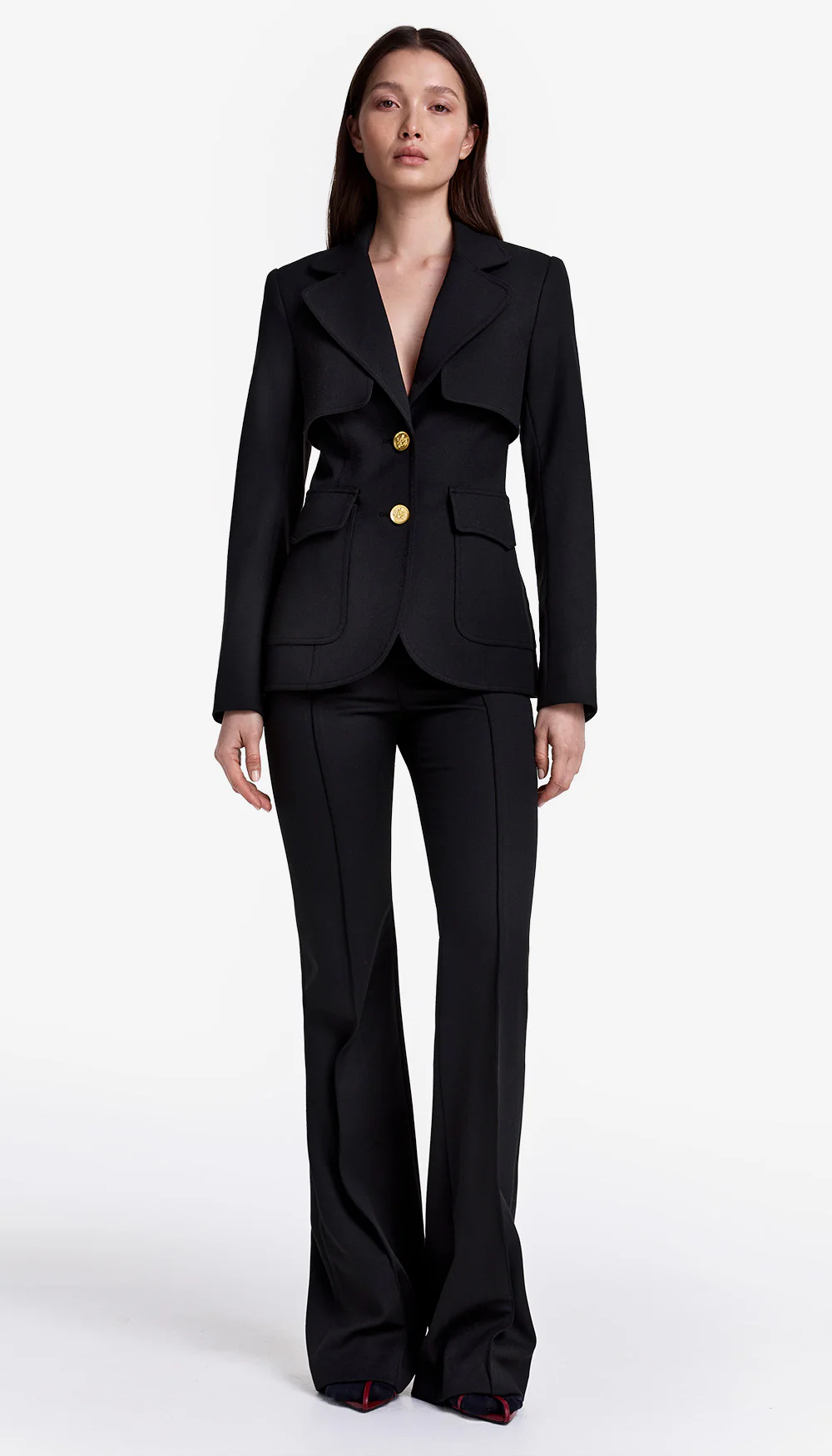 Pintuck Flare Pant - Image 3