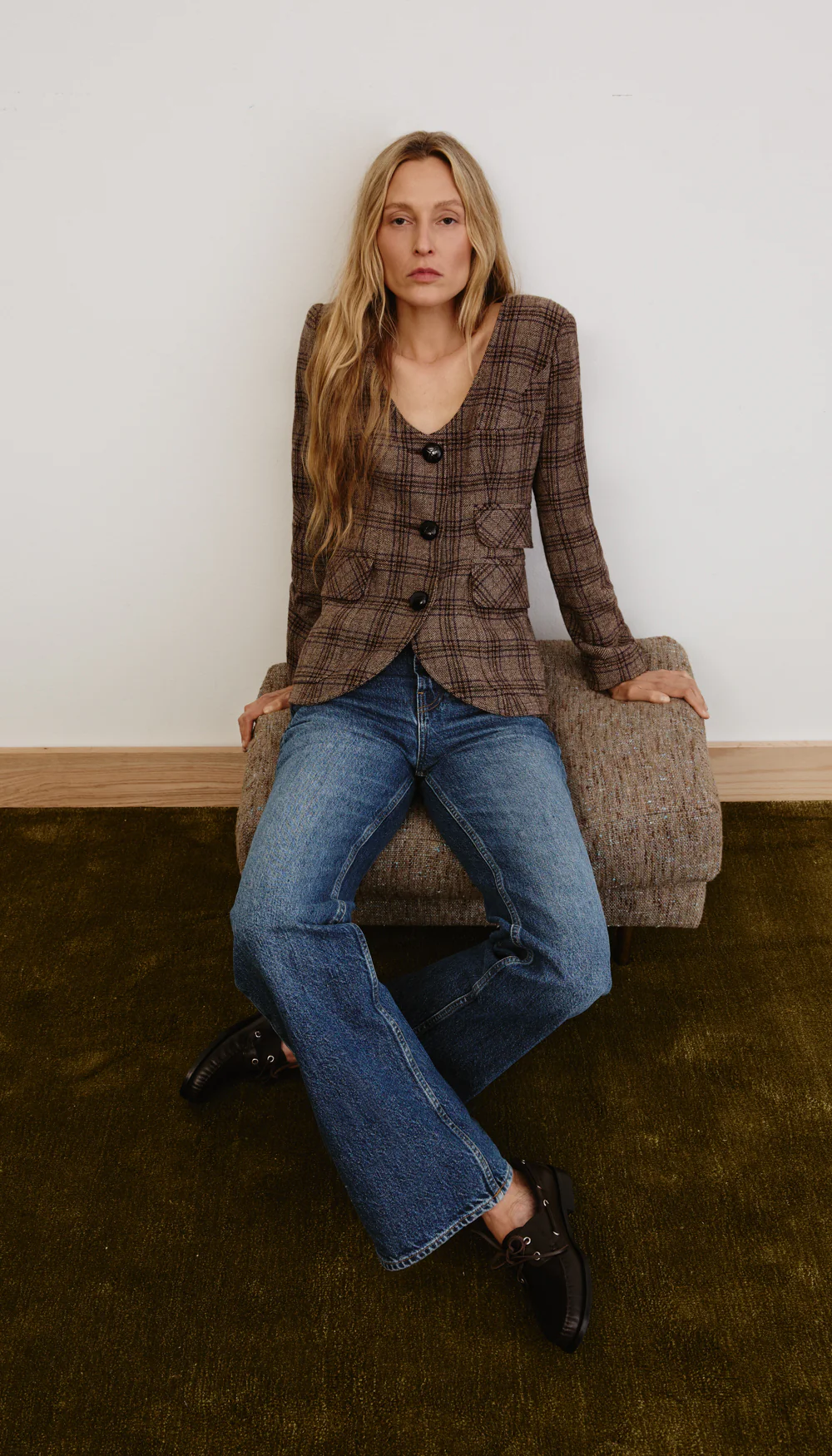 Portrait Neck Blazer - Image 6