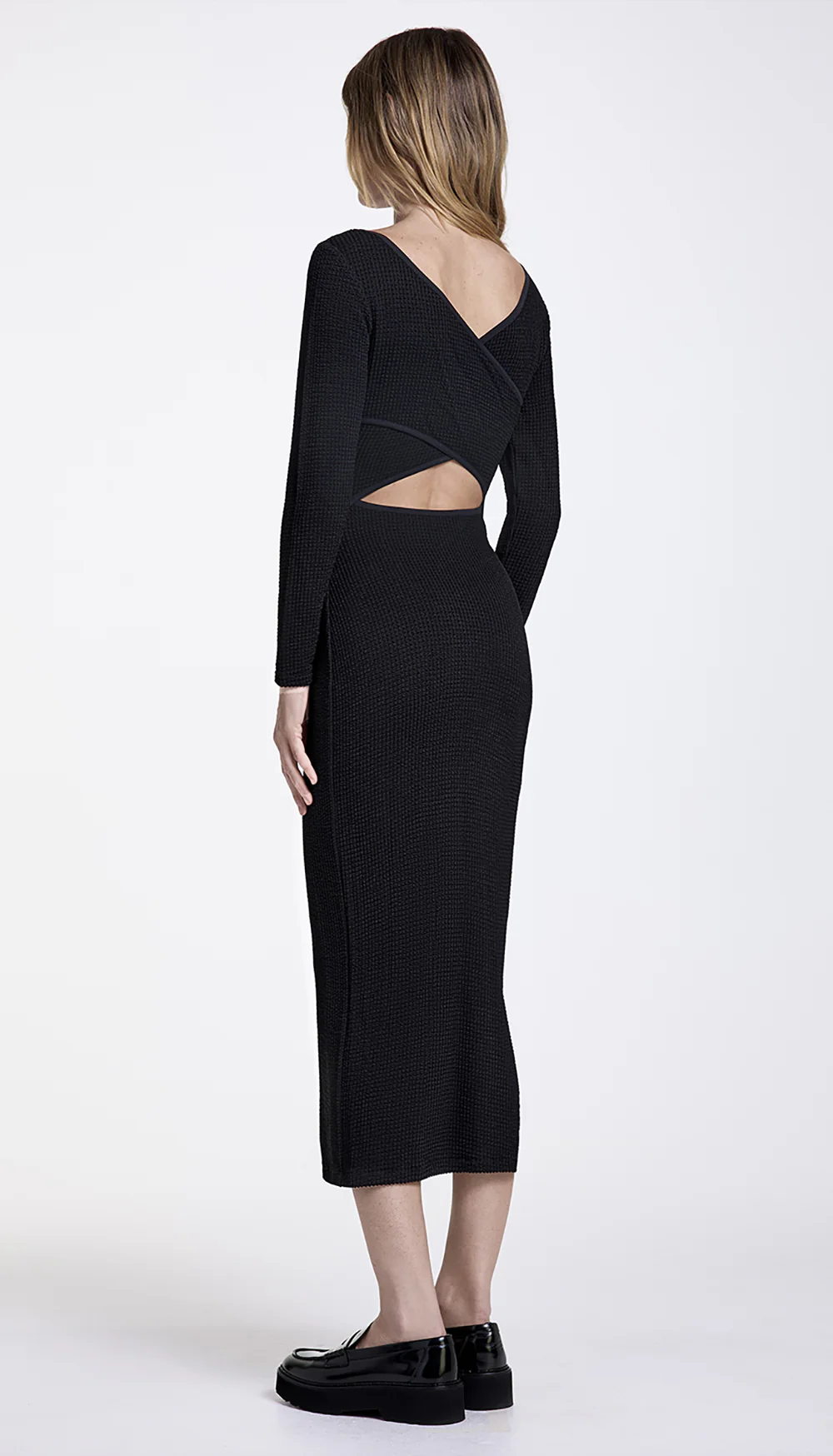 Reversible Cut Out Midi Dress - Image 3
