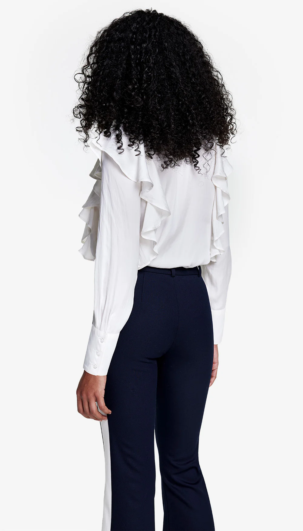 Ruffle Shoulder Blouse - Image 2