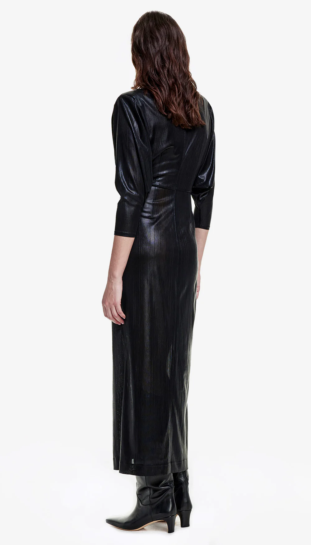 Sharp Shoulder Twist Dress - Image 2