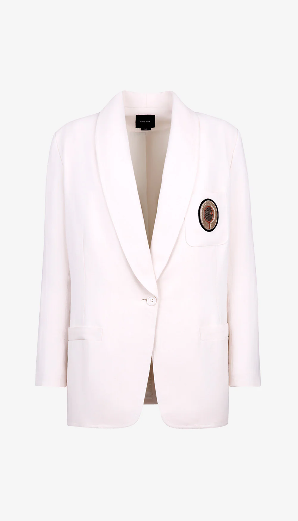 Shawl Collar Oversized Blazer - Image 3