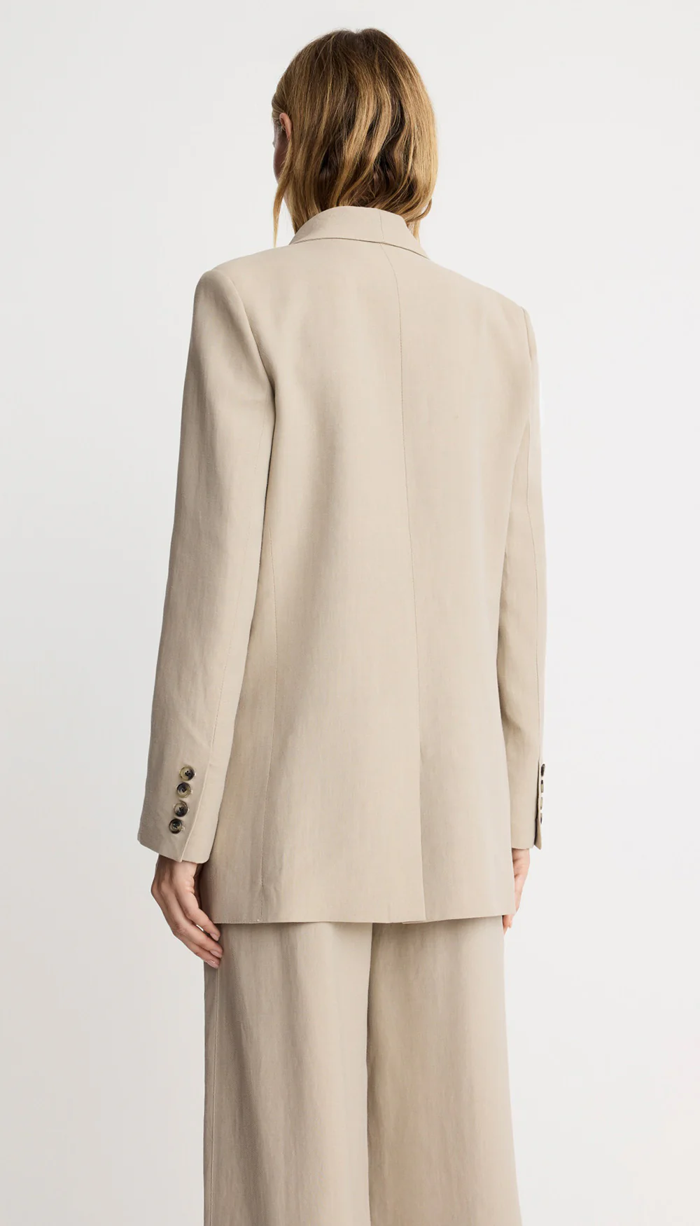 Shawl Collar Oversized Blazer - Image 4