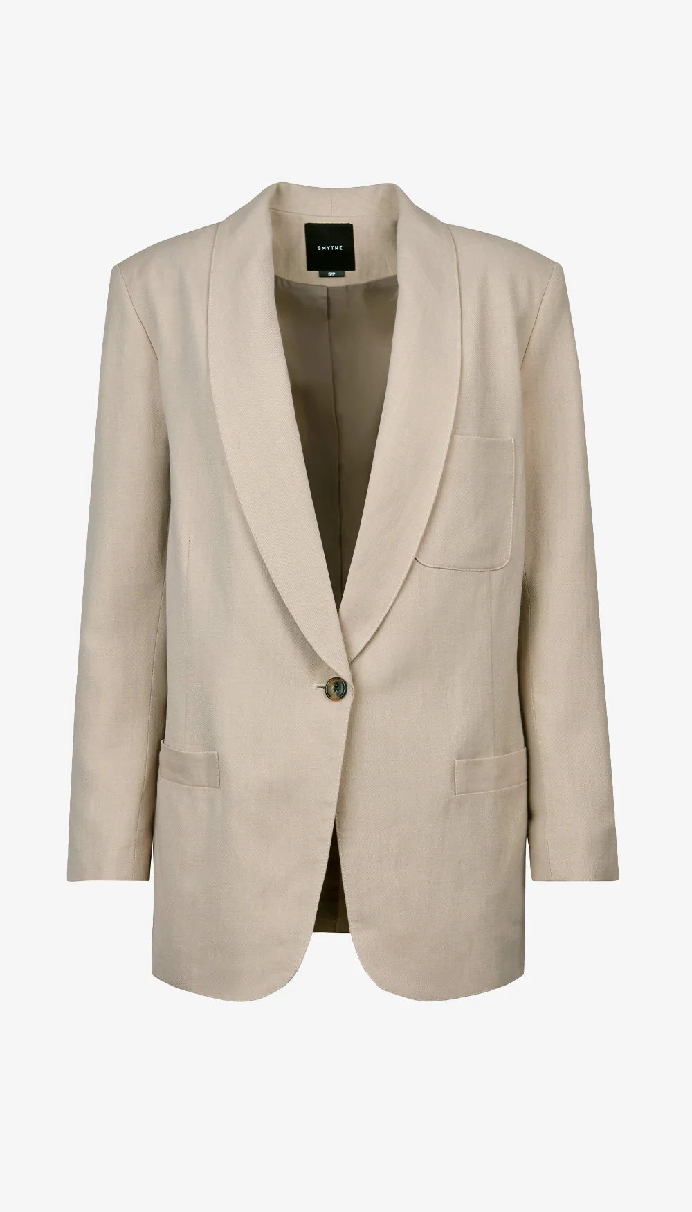 Shawl Collar Oversized Blazer - Image 5