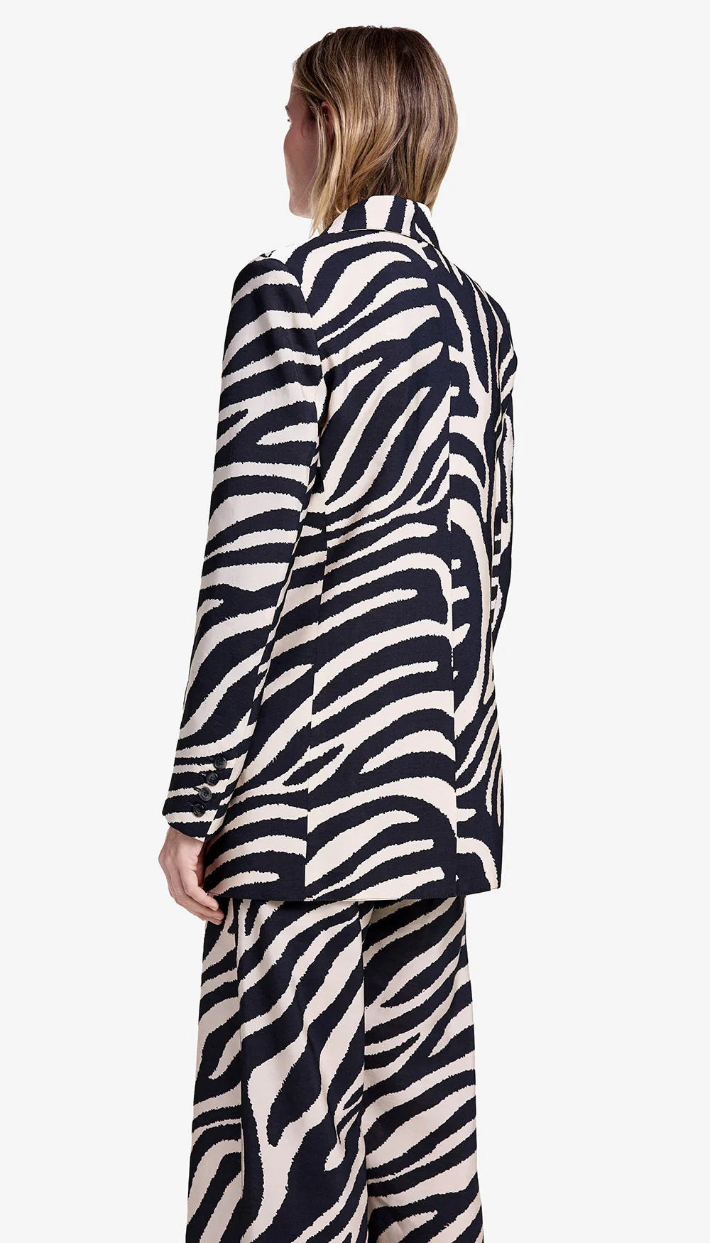 Shawl Collar Oversized Blazer - Image 3