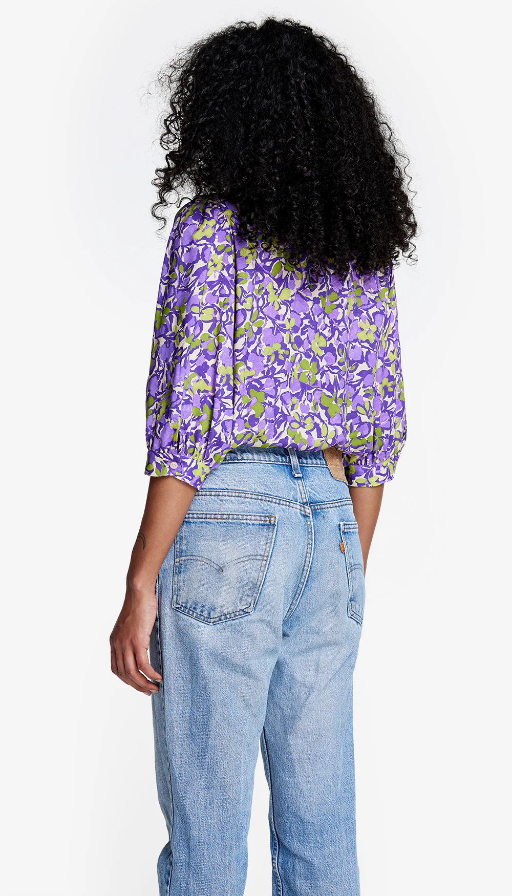 Shirred Pocket Blouse - Image 2