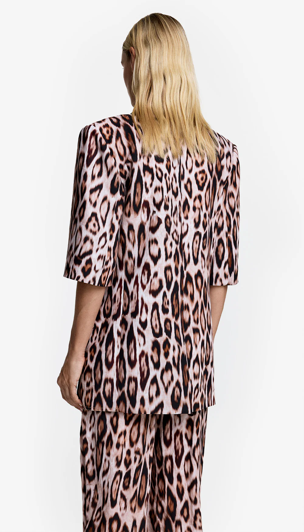 Short Sleeve Oversized Blazer - Image 3